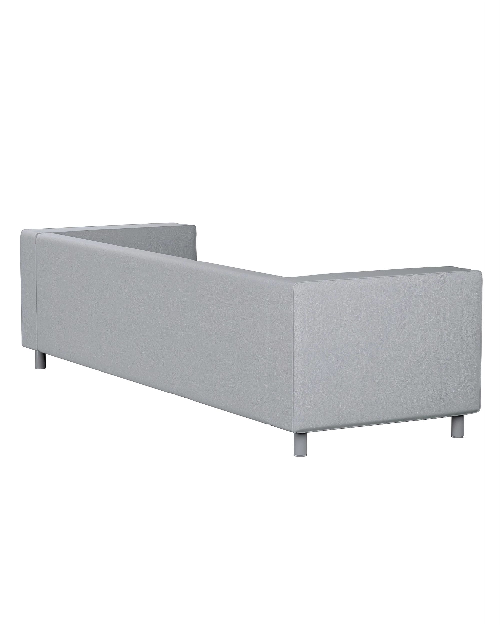 Klippan 4-seater sofa cover product colour grey fabric structured (hover)