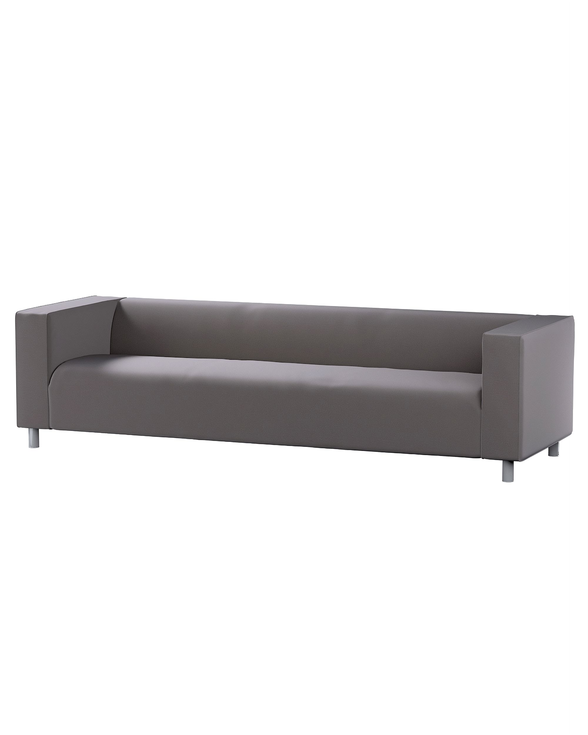Klippan 4-seater sofa cover product colour brown fabric velvet