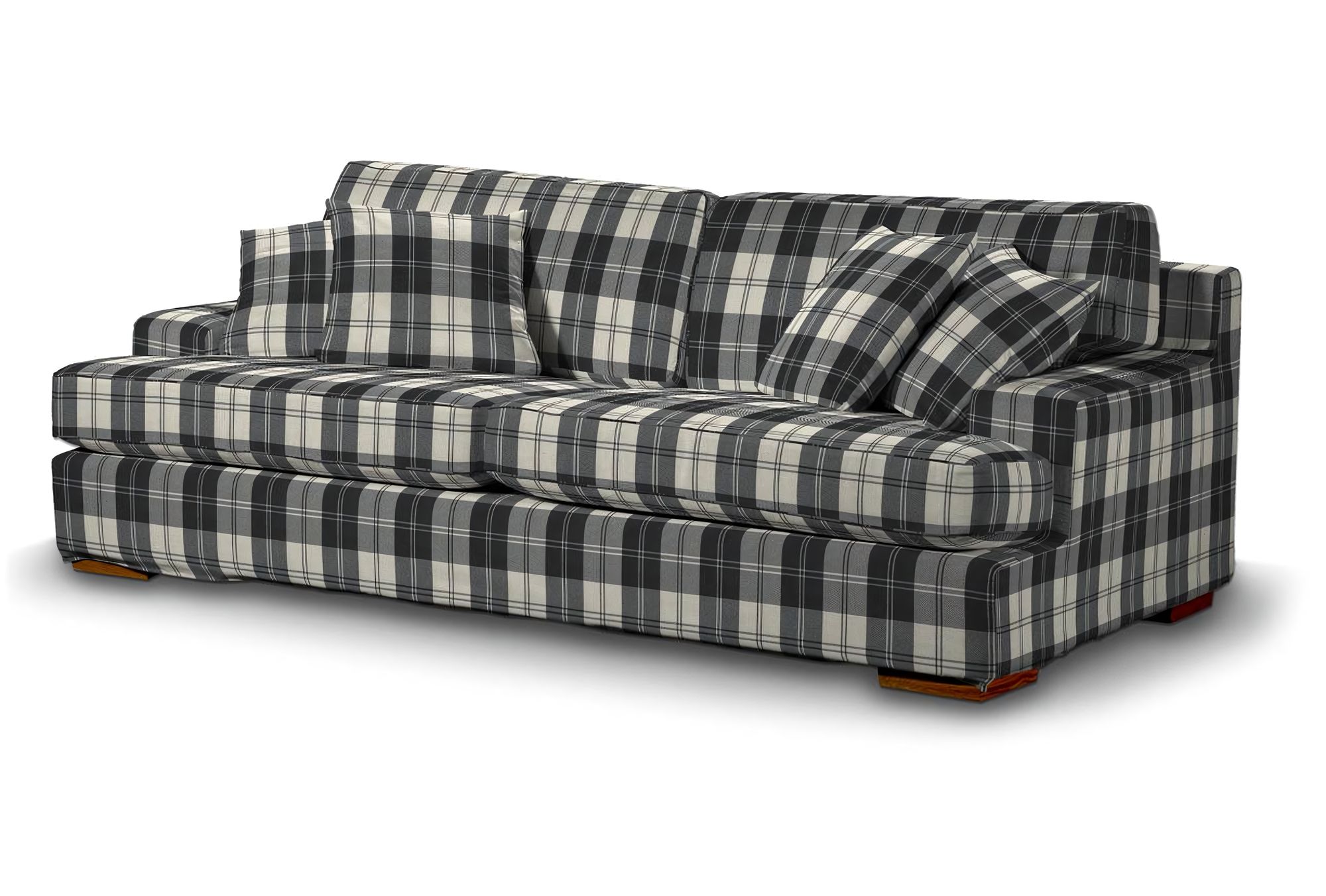 Göteborg sofa cover product colour black fabric structured, patterned