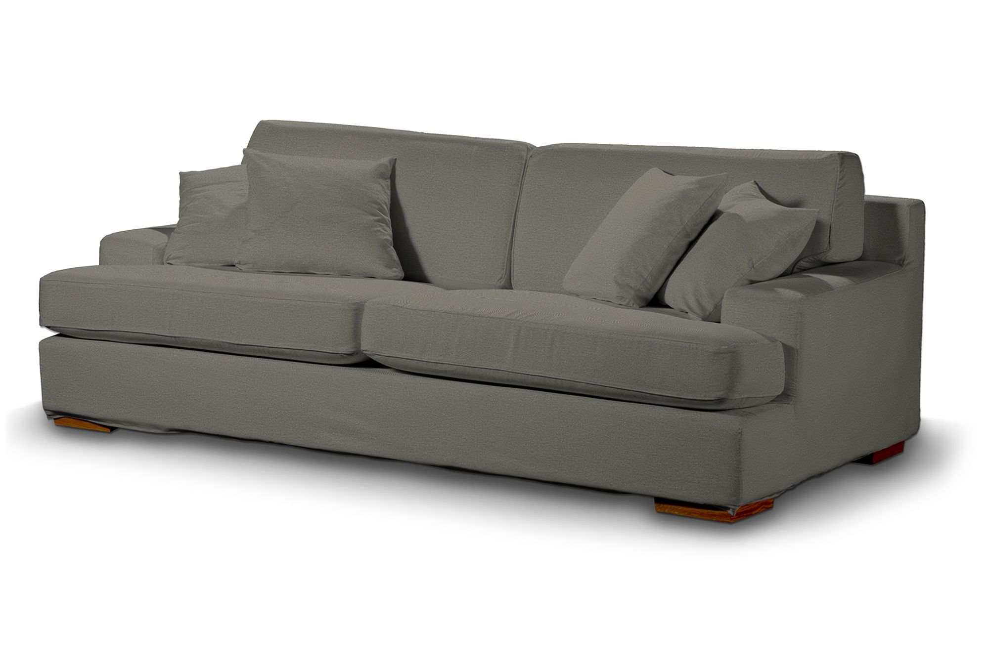 Göteborg sofa cover product colour grey fabric structured