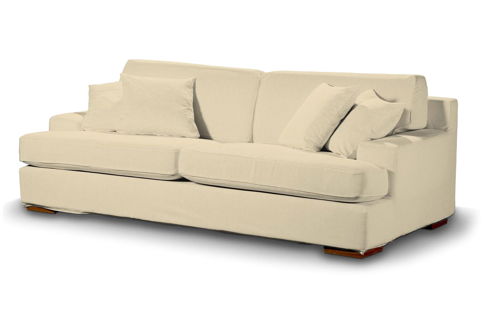Göteborg sofa cover product colour cream fabric gloss, structured