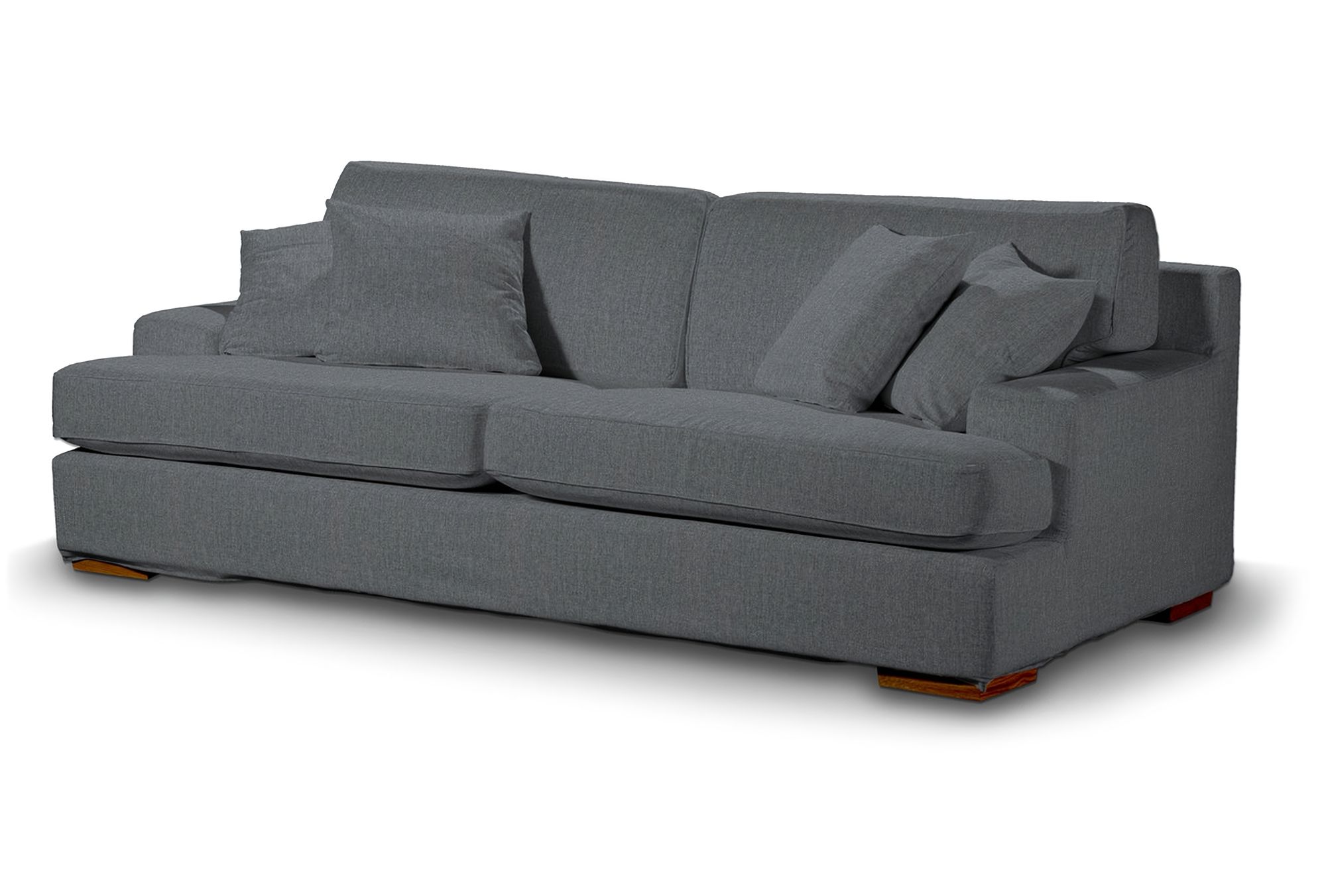 Göteborg sofa cover product colour grey fabric structured