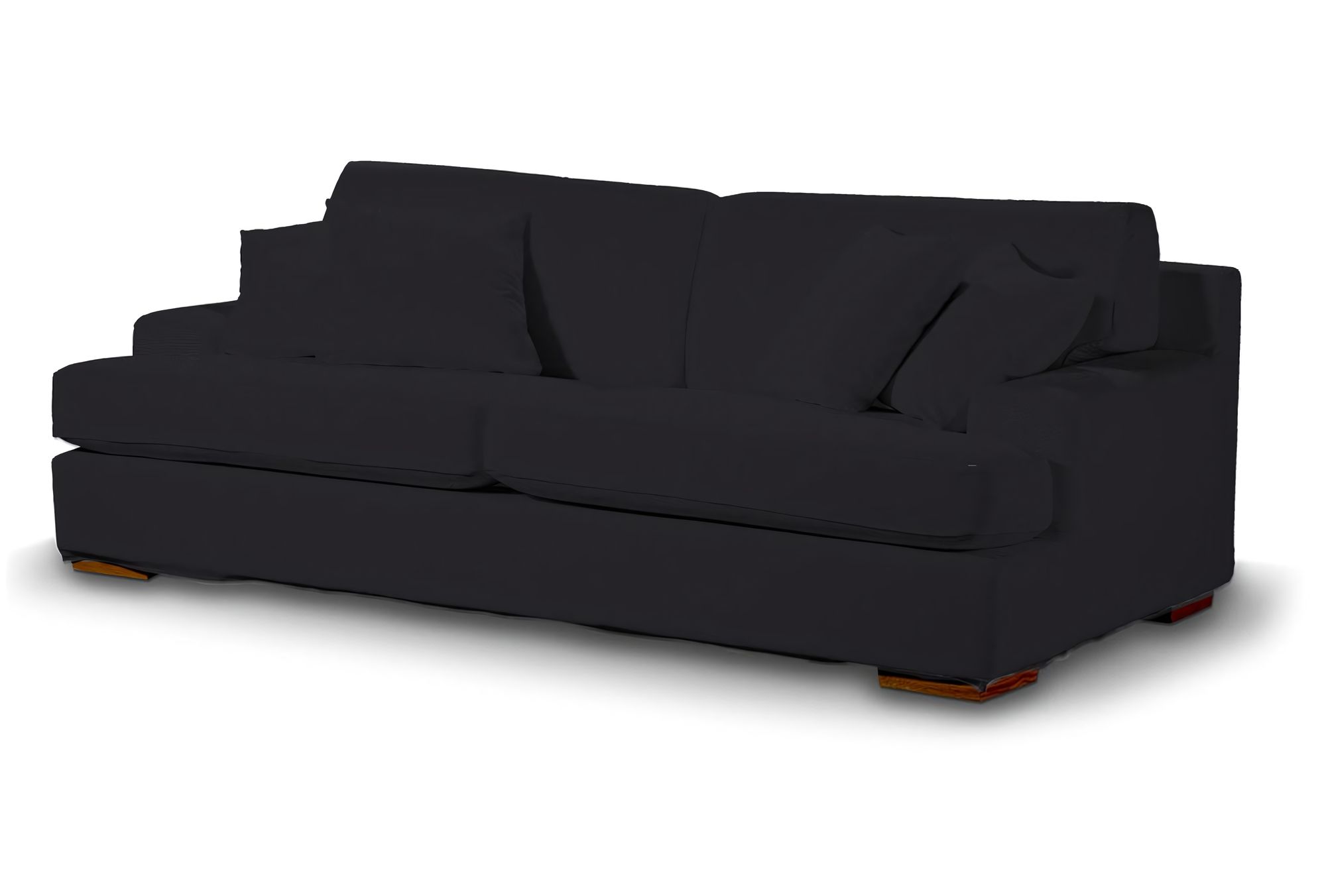 Göteborg sofa cover product colour black fabric structured