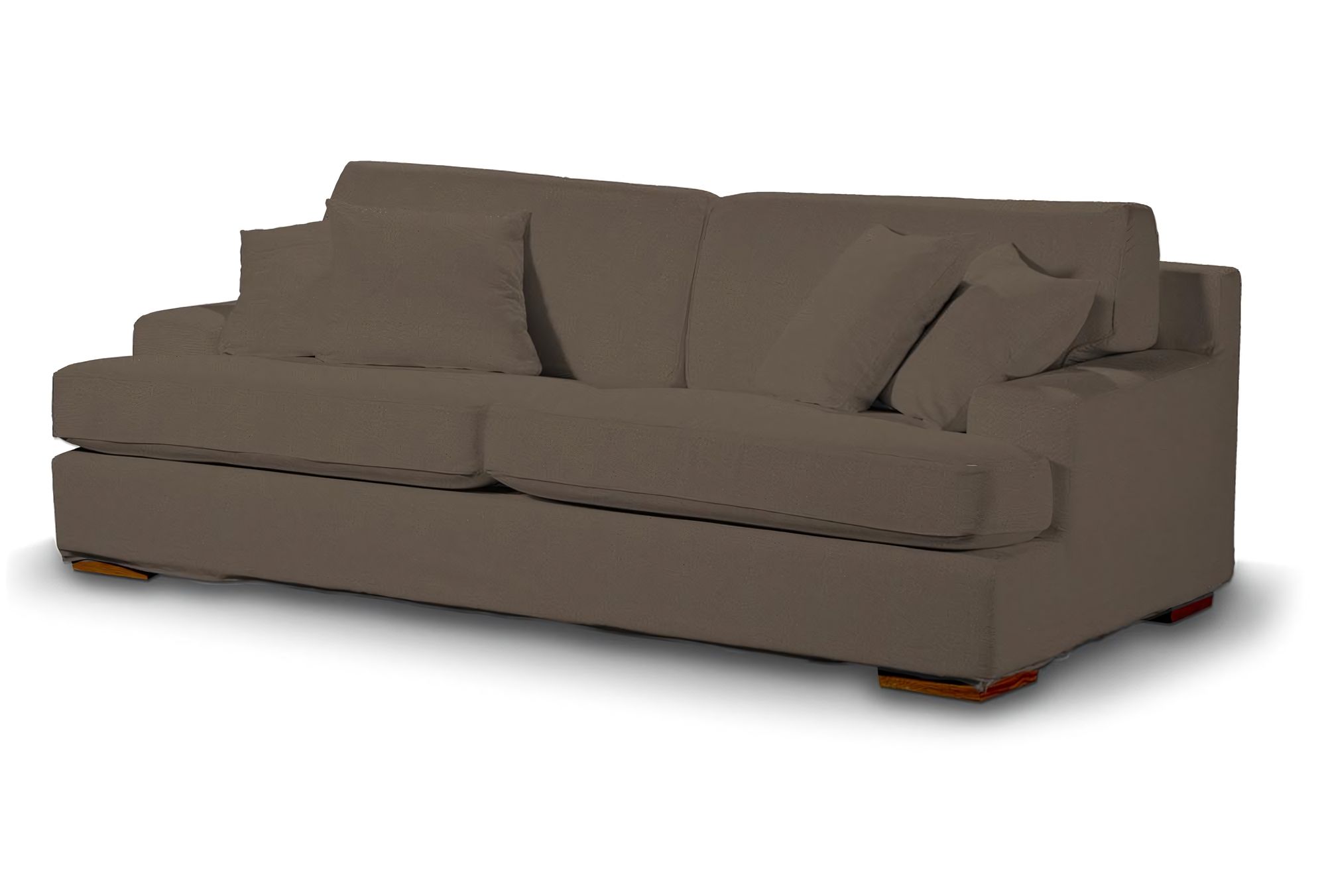 Göteborg sofa cover product colour brown fabric structured