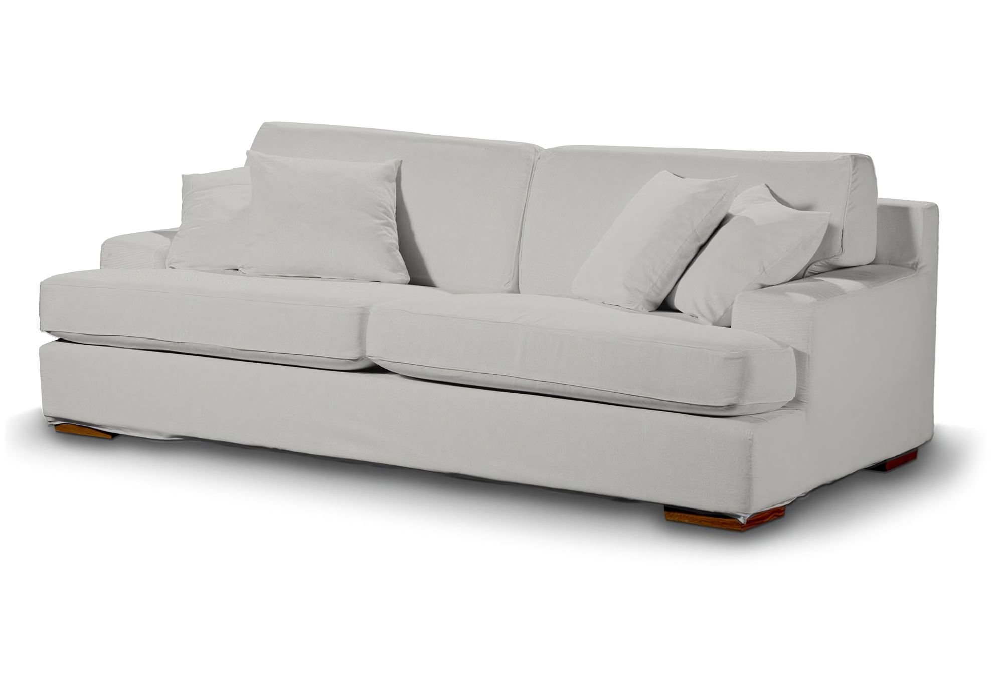 Göteborg sofa cover product colour grey fabric structured