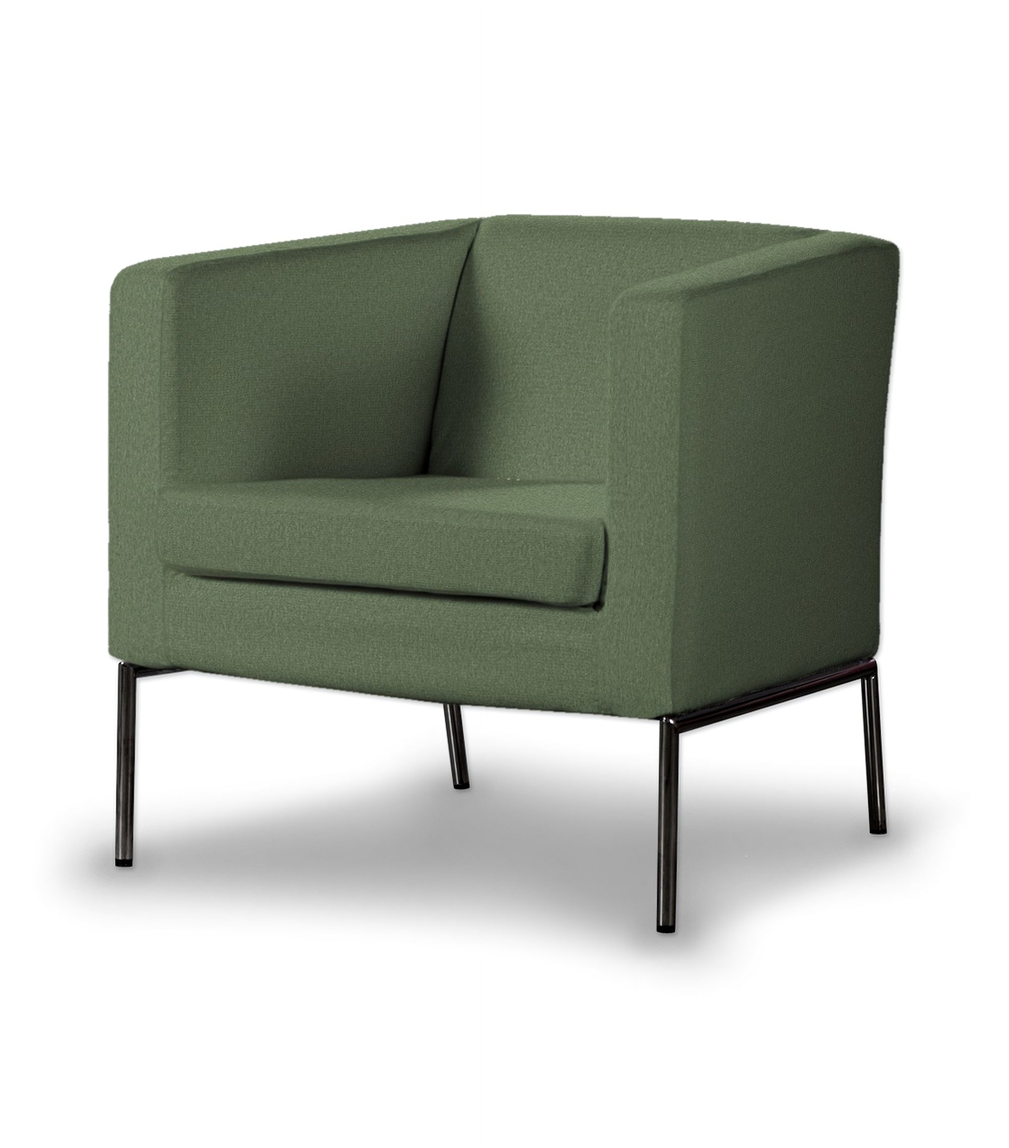 Klappsta armchair cover product colour green fabric structured