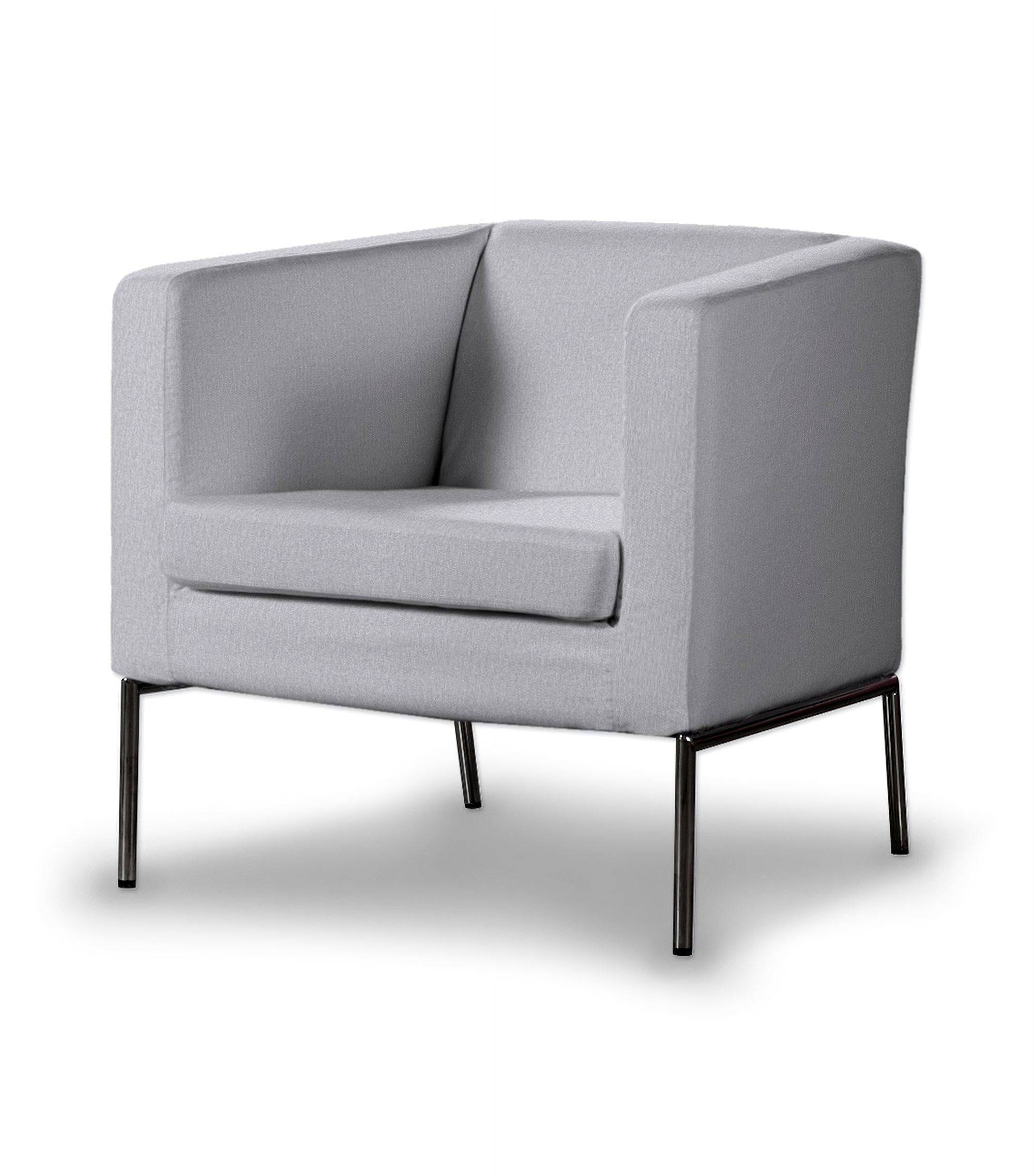 Klappsta armchair cover product colour grey fabric structured