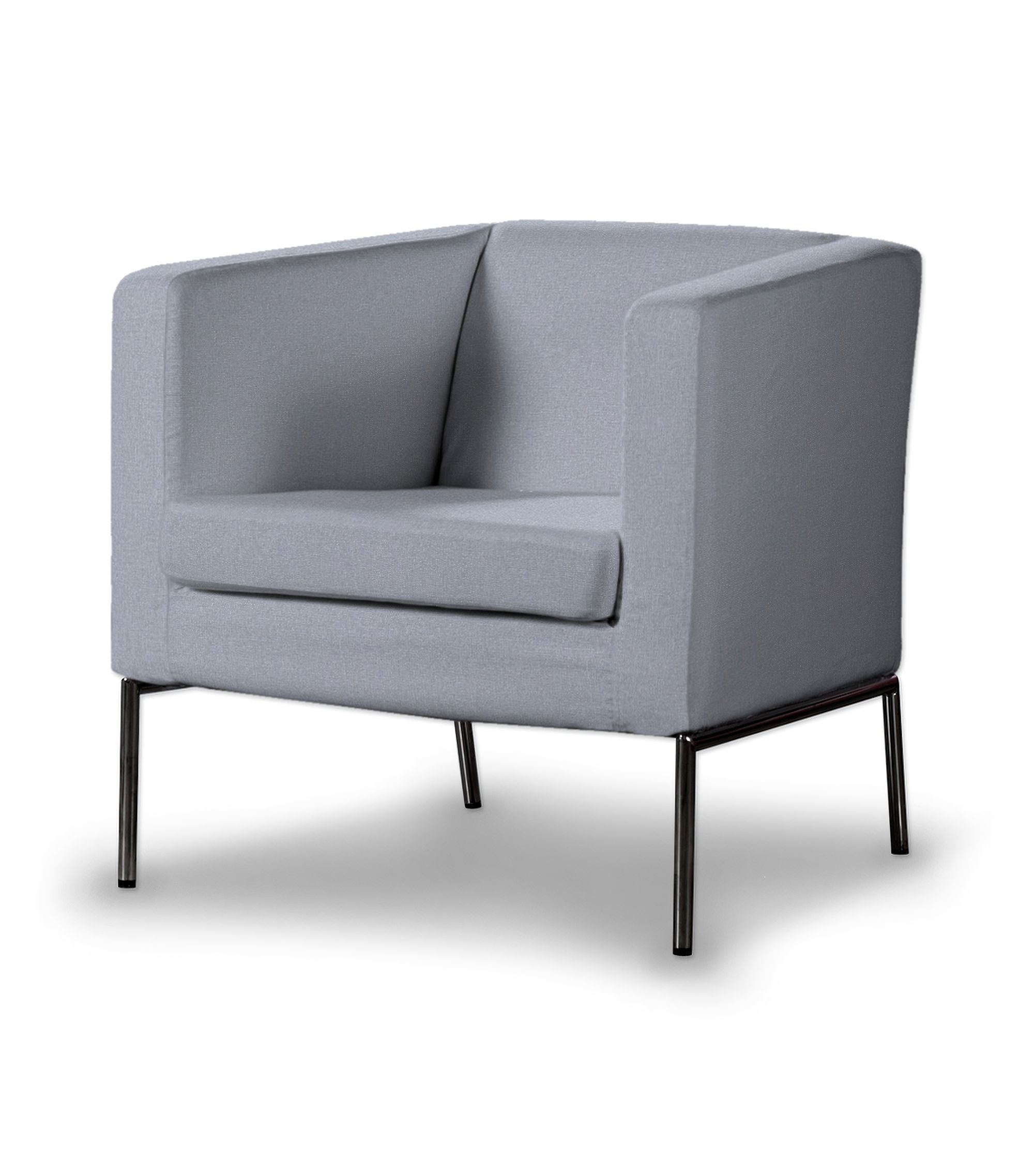 Klappsta armchair cover product colour blue fabric structured