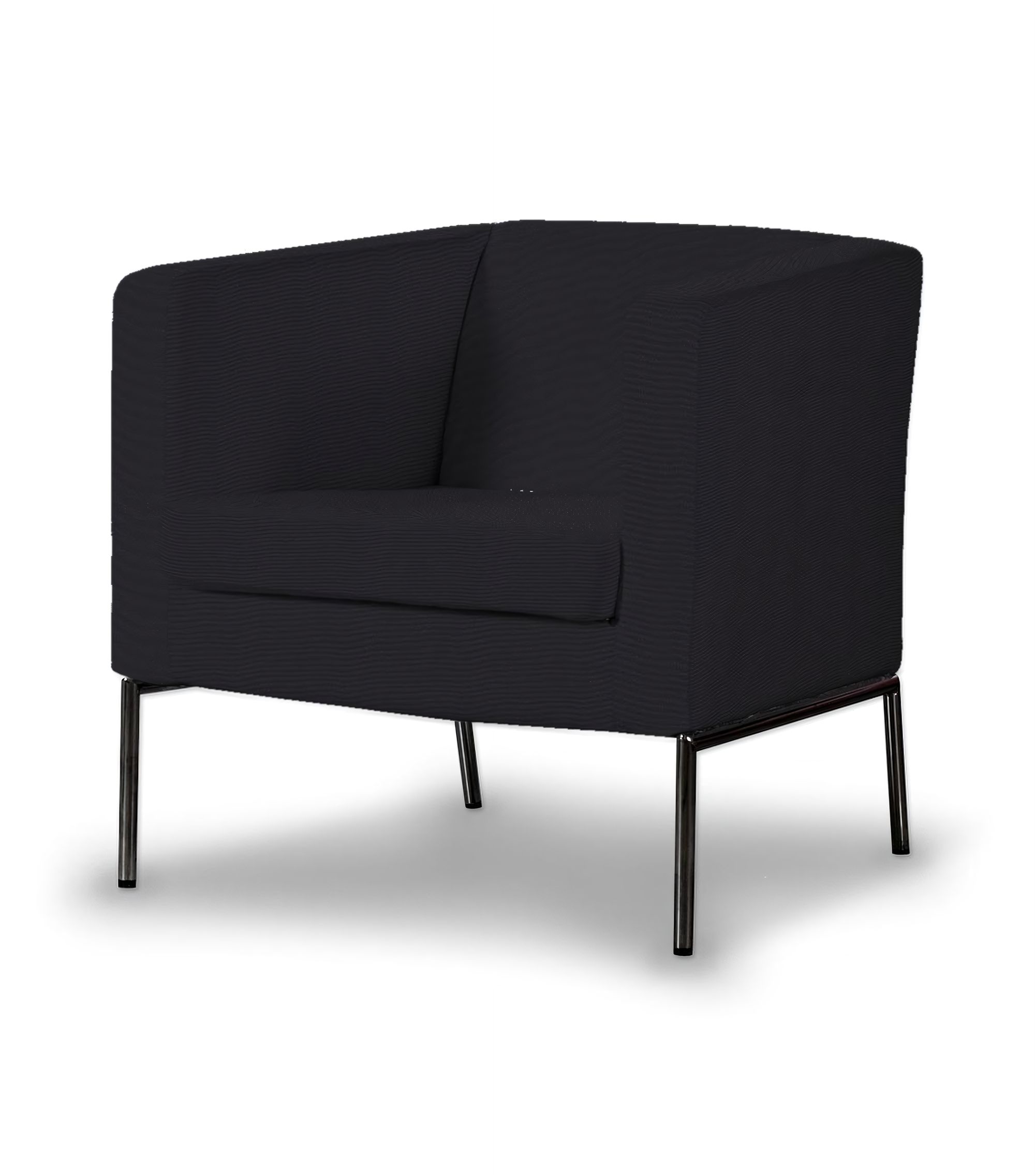Klappsta armchair cover product colour black fabric structured