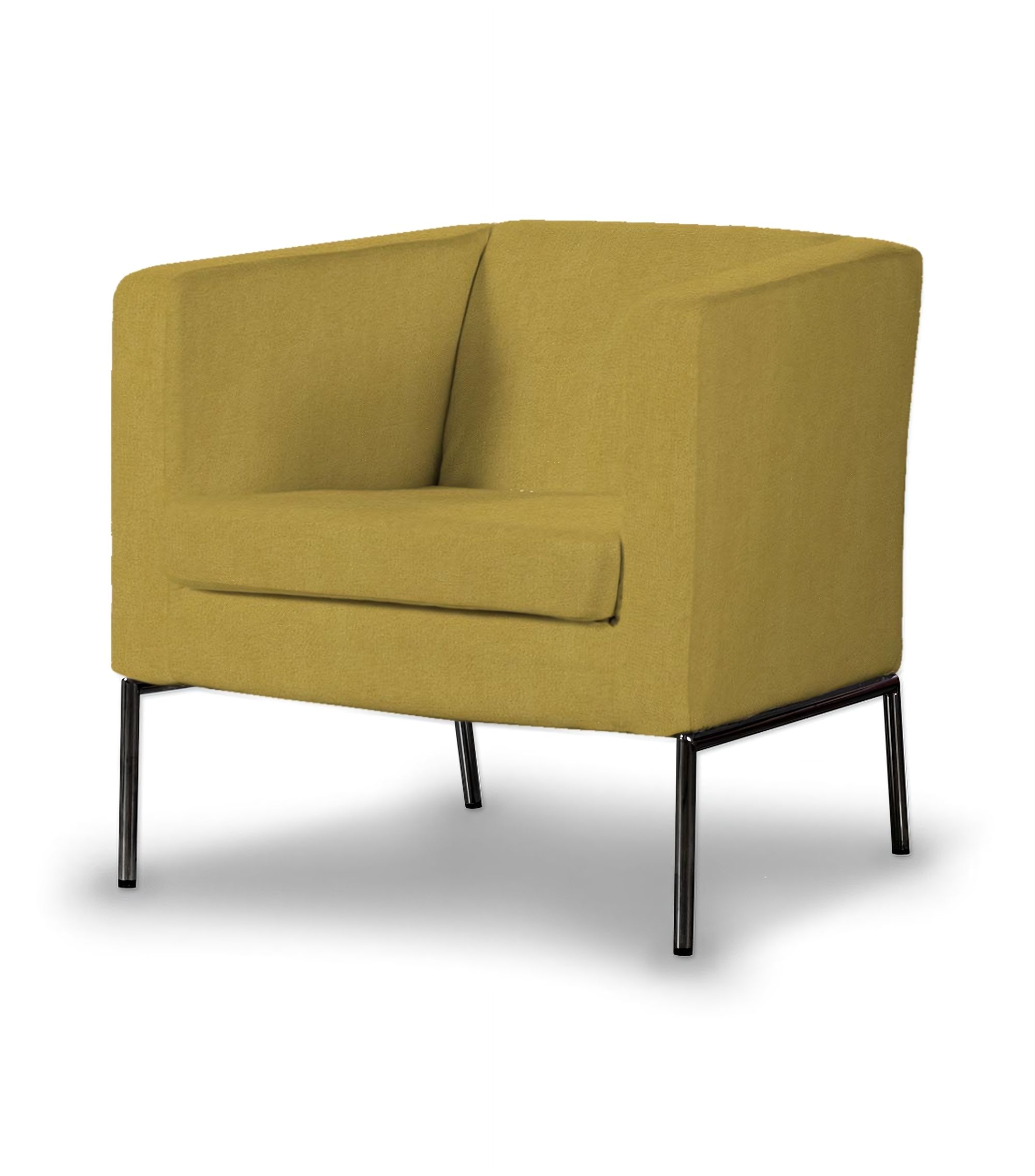 Klappsta armchair cover product colour yellow fabric structured