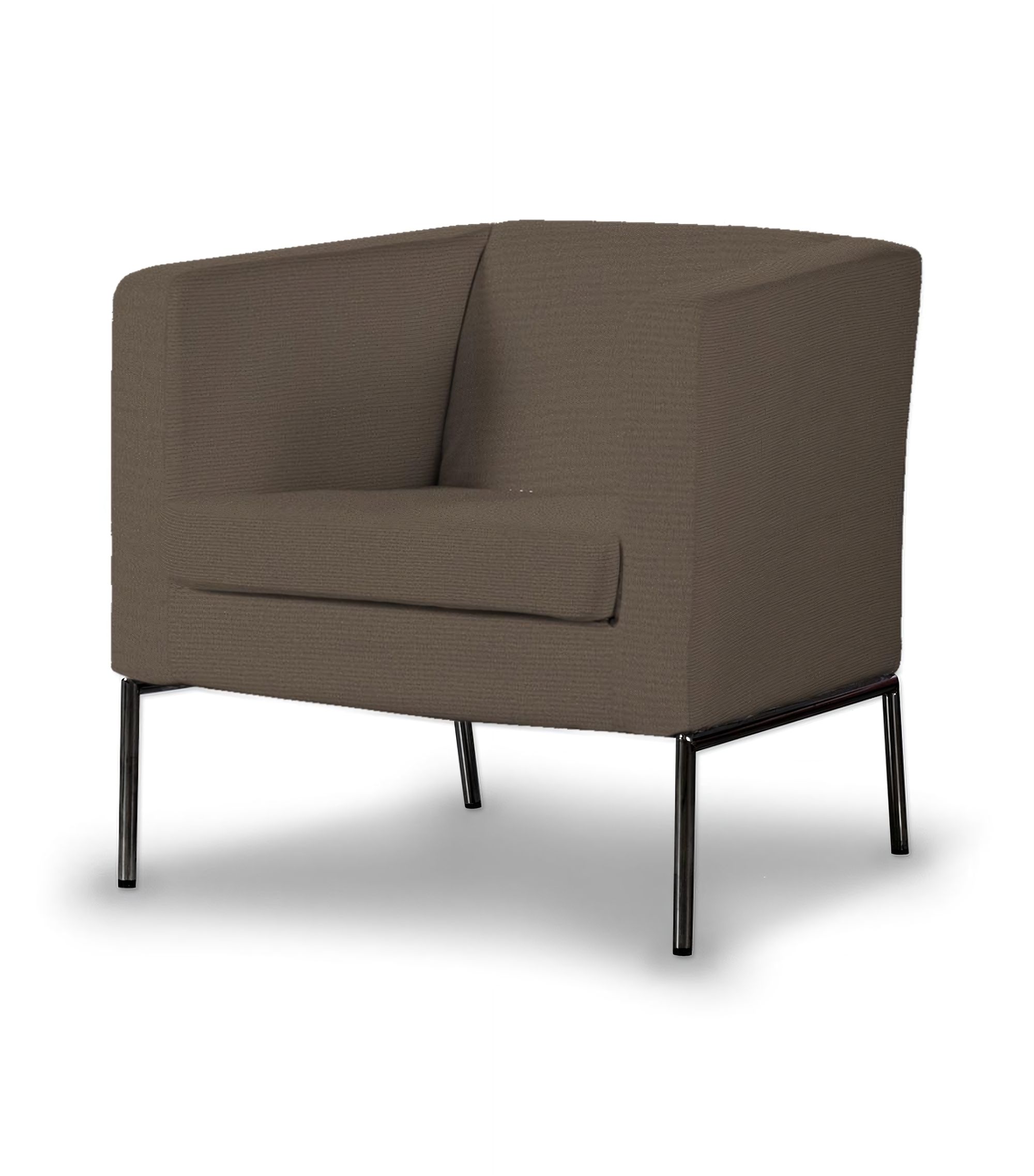 Klappsta armchair cover product colour brown fabric structured