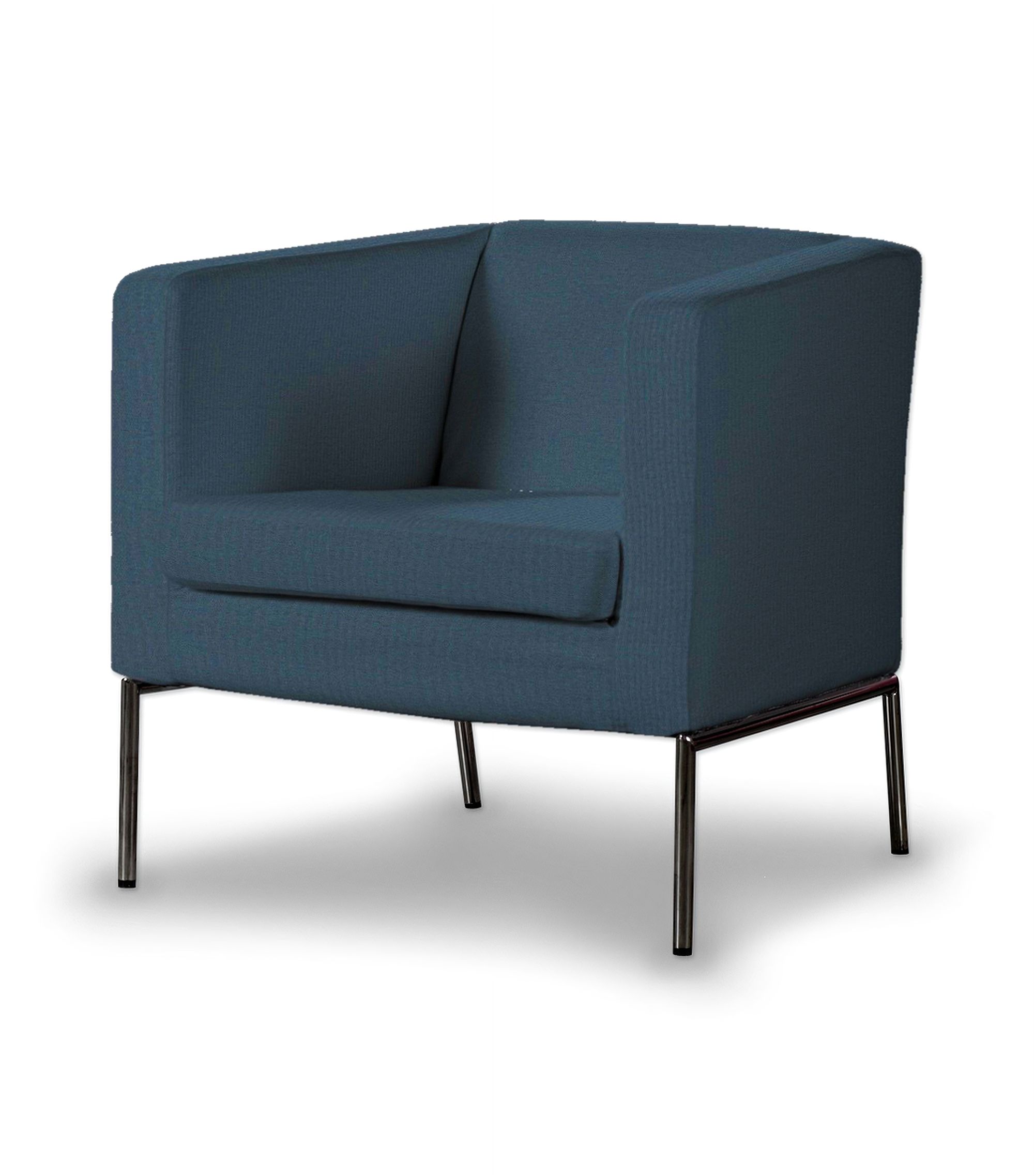 Klappsta armchair cover product colour blue fabric structured
