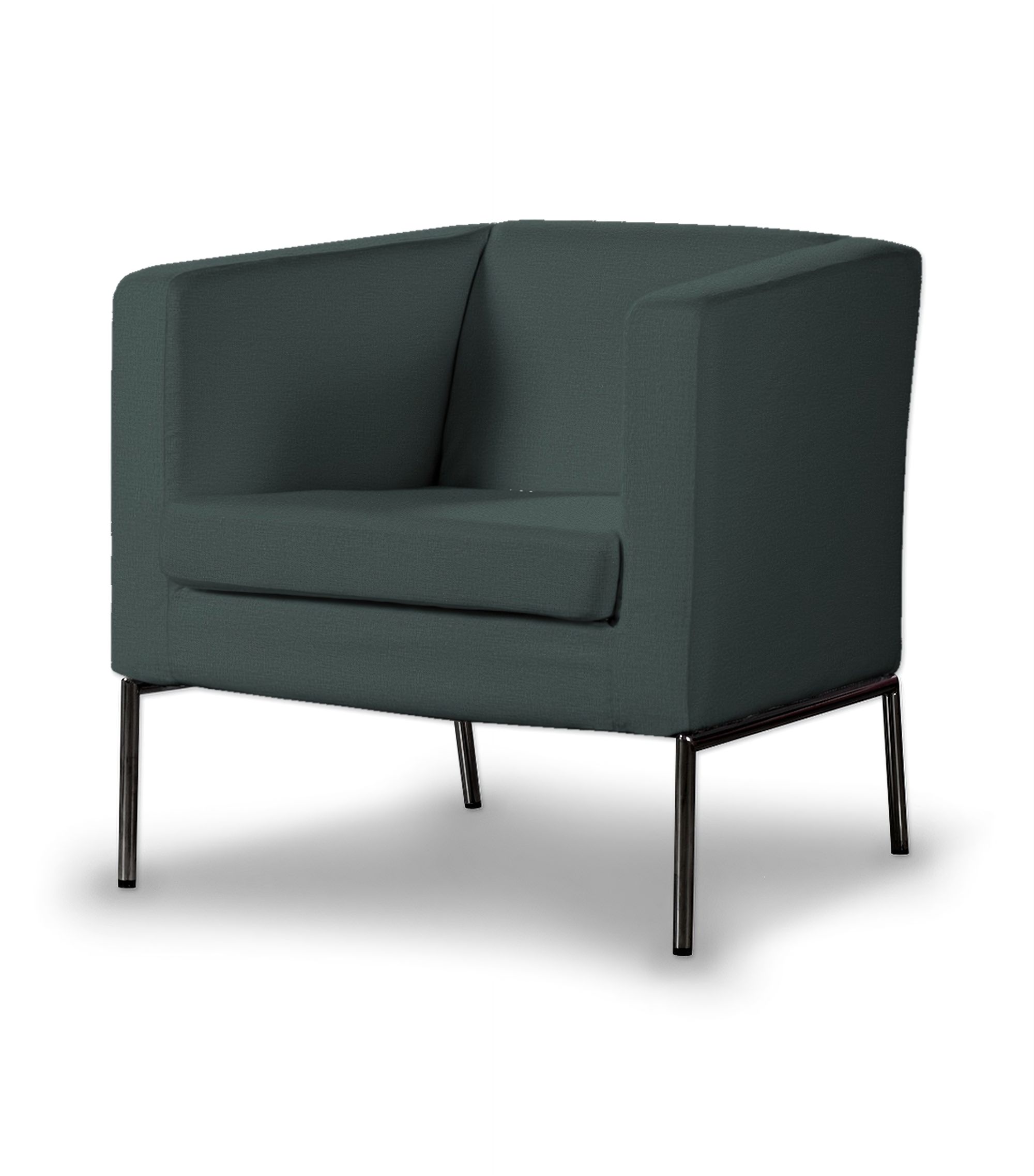 Klappsta armchair cover product colour green fabric velvet