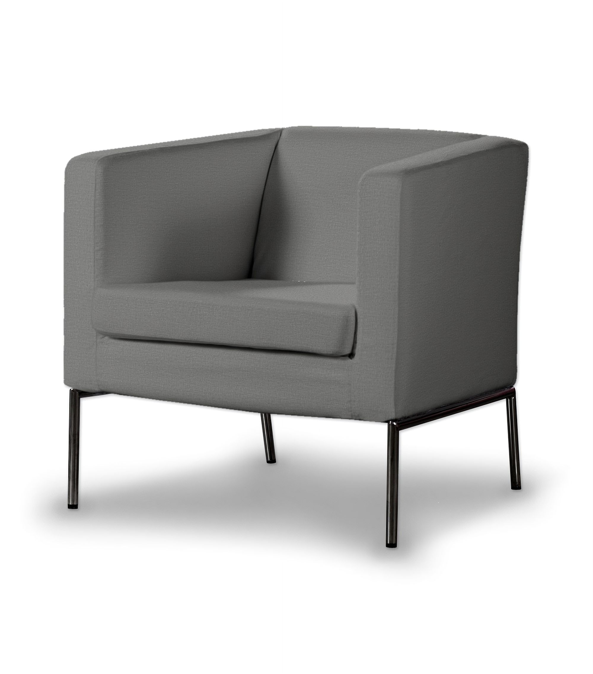 Klappsta armchair cover product colour grey fabric velvet