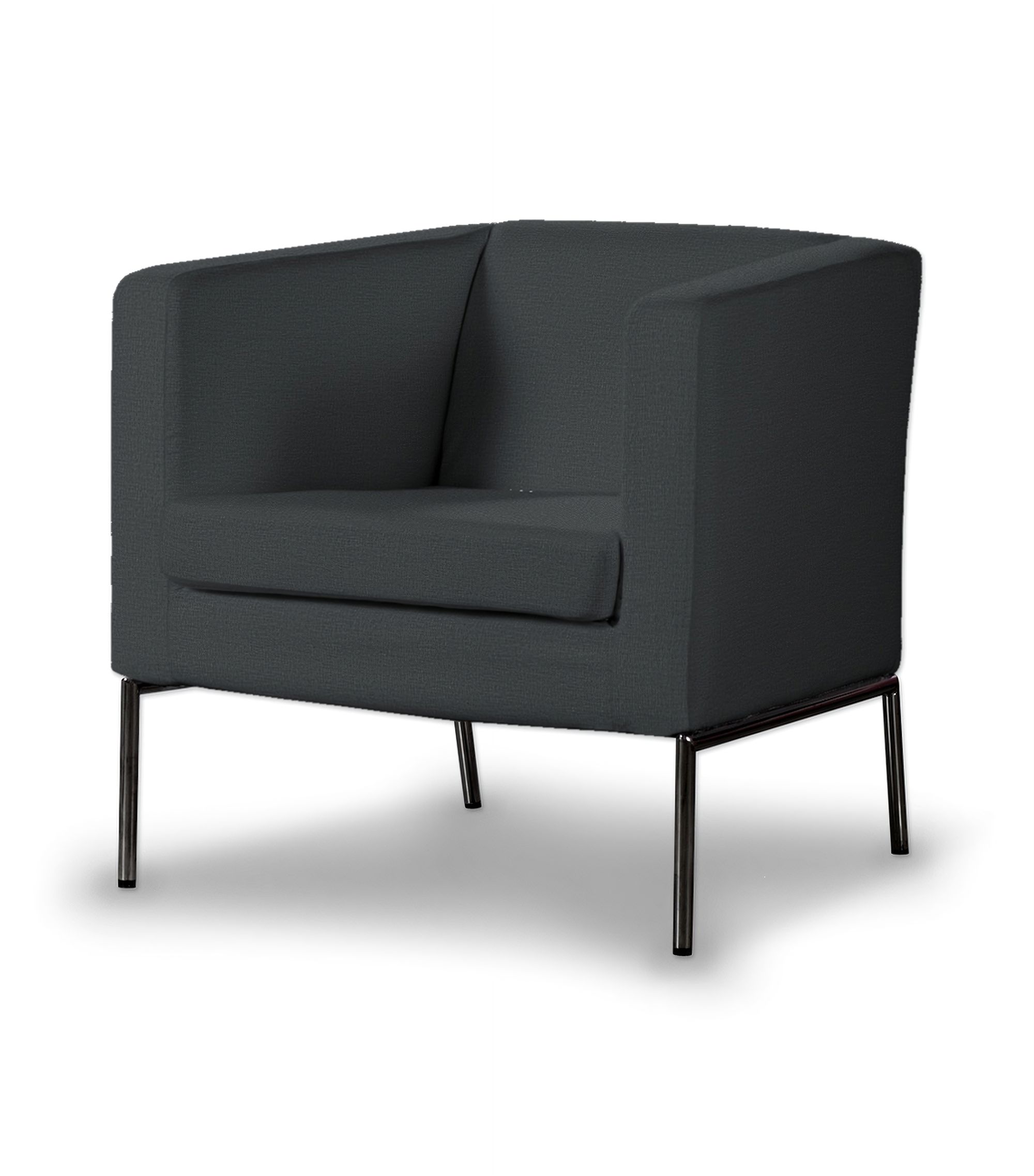 Klappsta armchair cover product colour grey fabric velvet