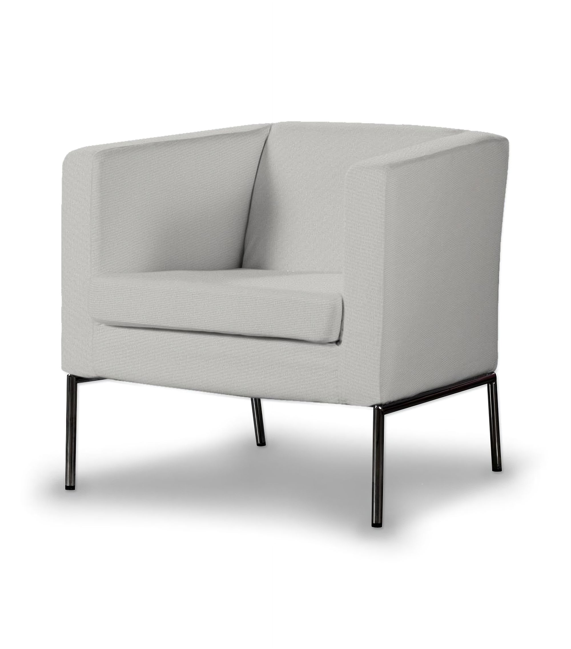 Klappsta armchair cover product colour grey fabric structured