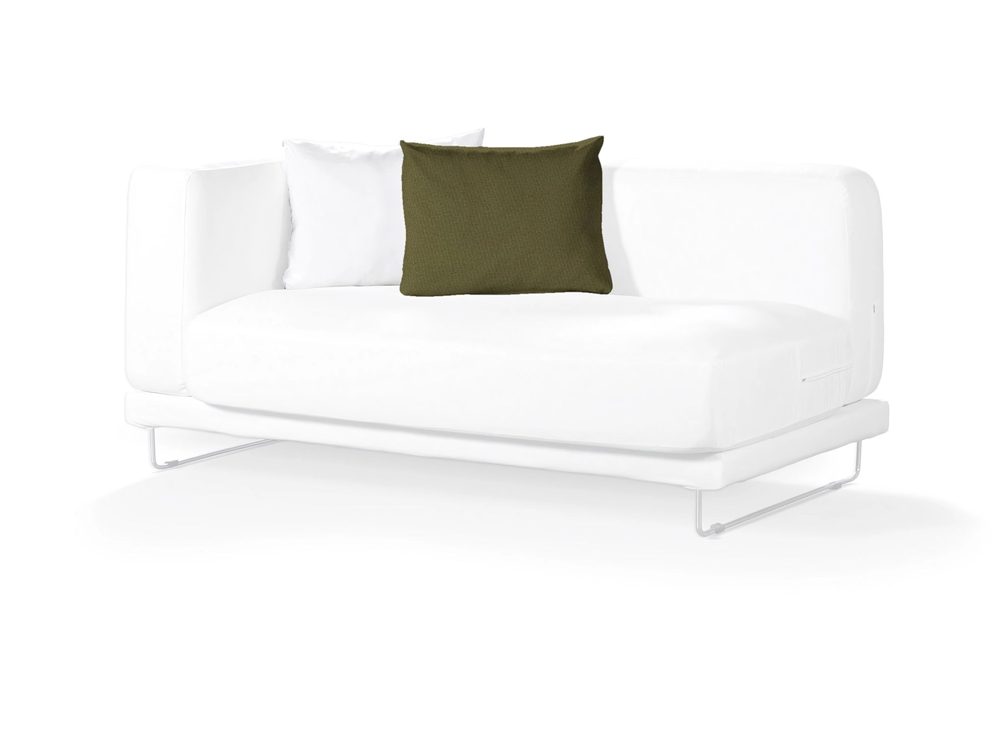 Tylösand cushion cover product colour green fabric structured (hover)