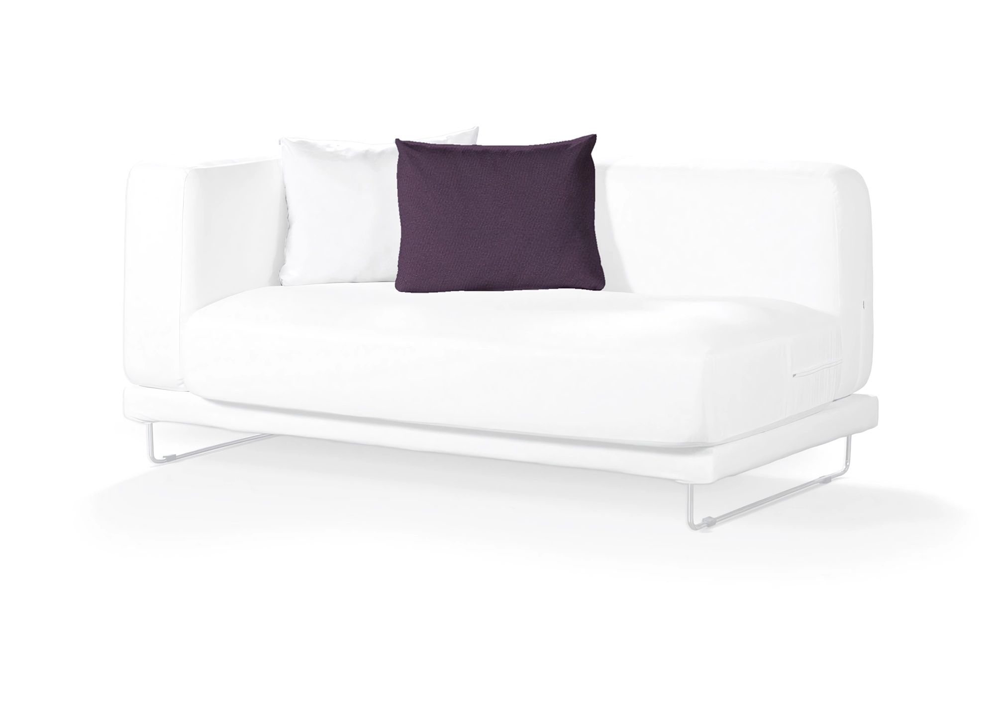 Tylösand cushion cover product colour purple fabric structured (hover)