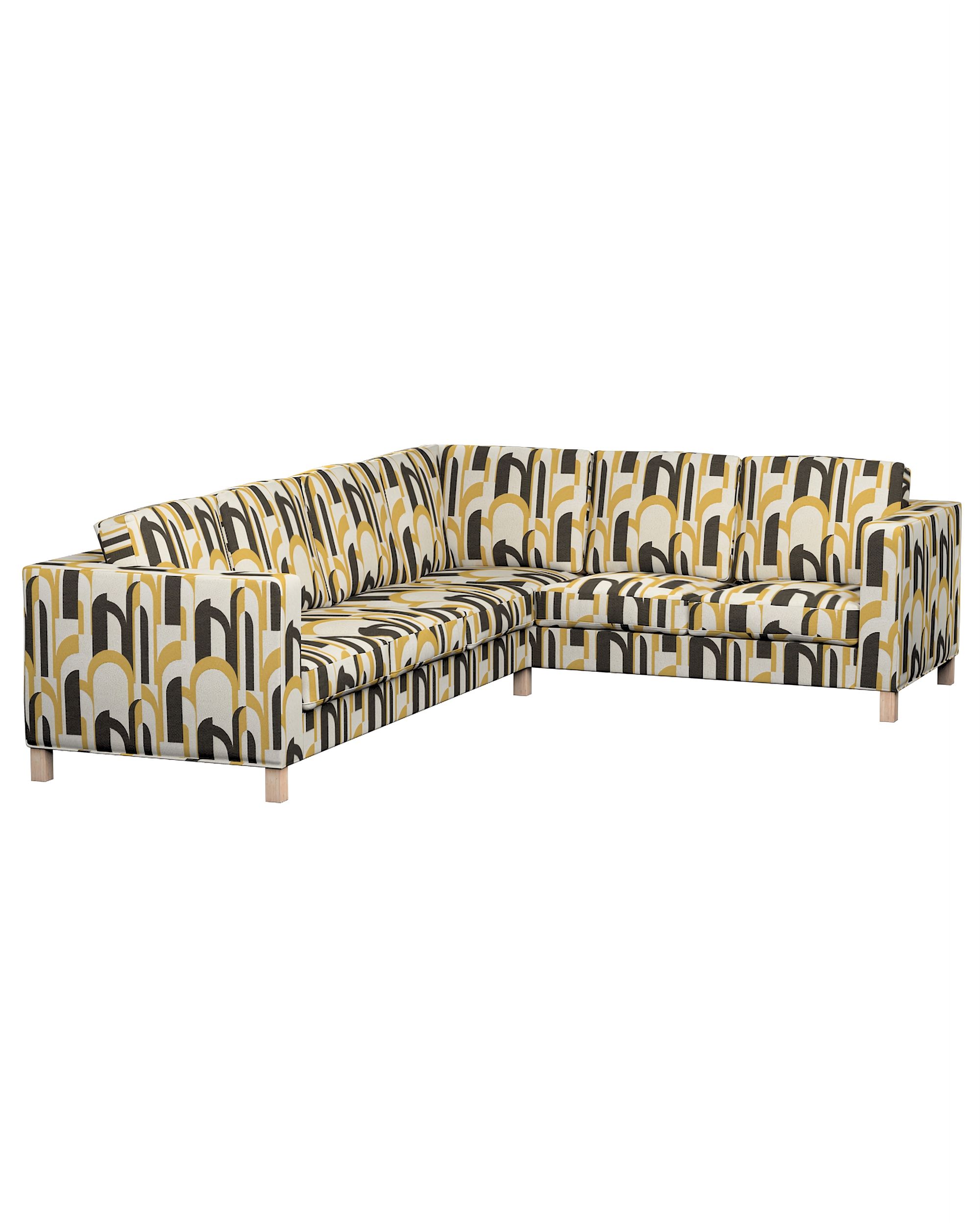 Karlanda corner sofa left cover 3+2 (or right 2+3) product colour multicolour fabric structured, patterned