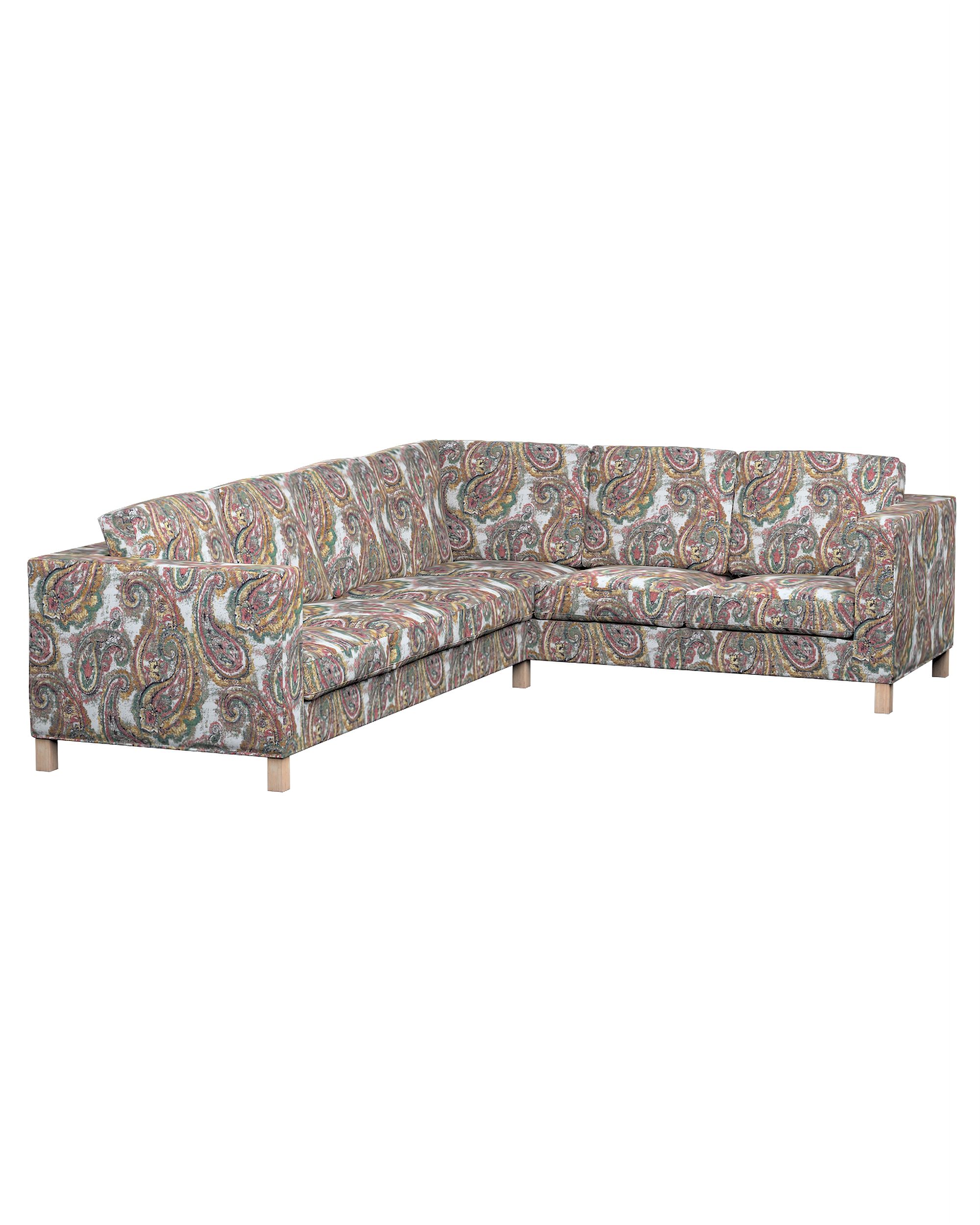 Karlanda corner sofa left cover 3+2 (or right 2+3) product colour multicolour fabric structured, patterned