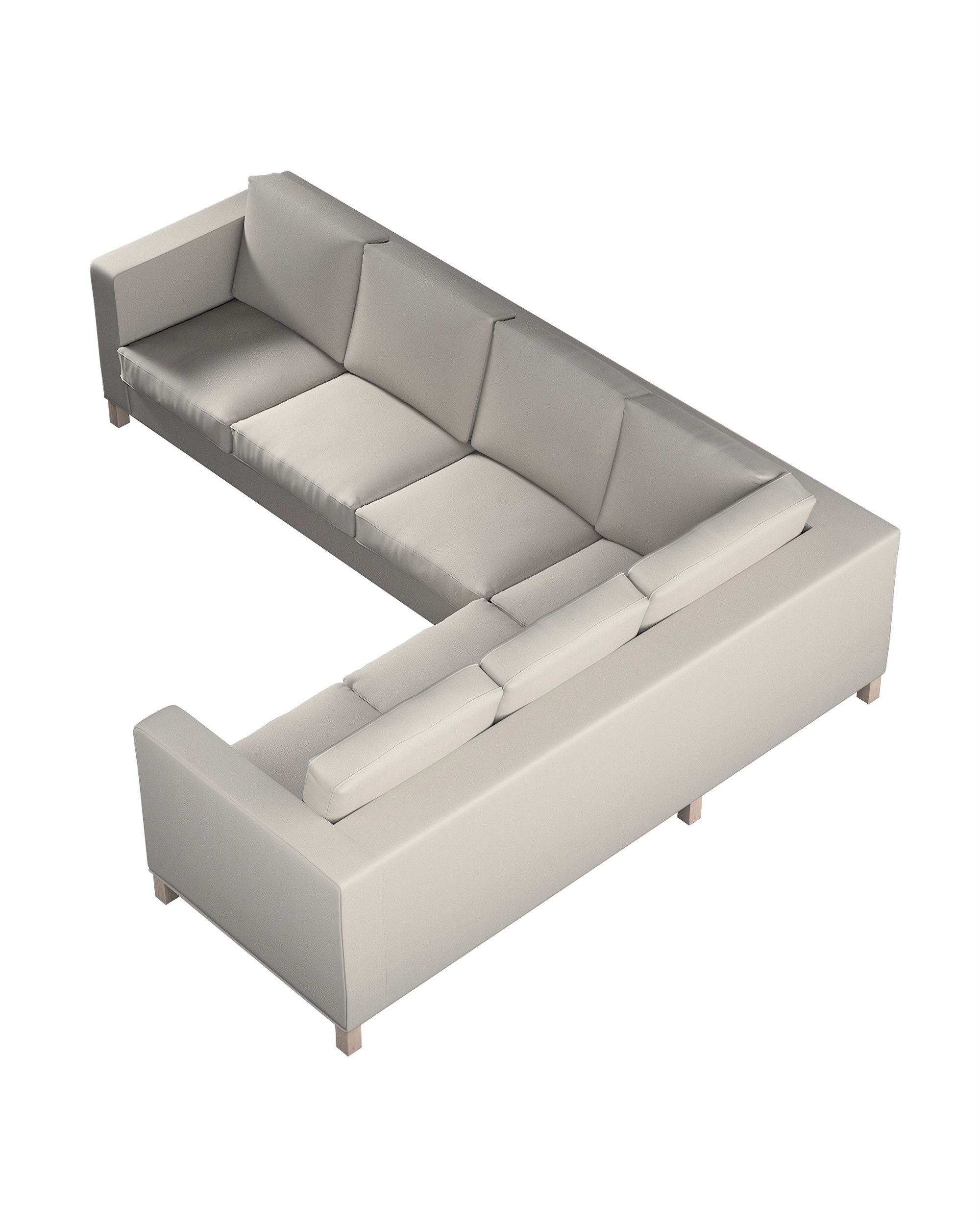 Karlanda corner sofa left cover 3+2 (or right 2+3) product colour grey fabric structured (hover)