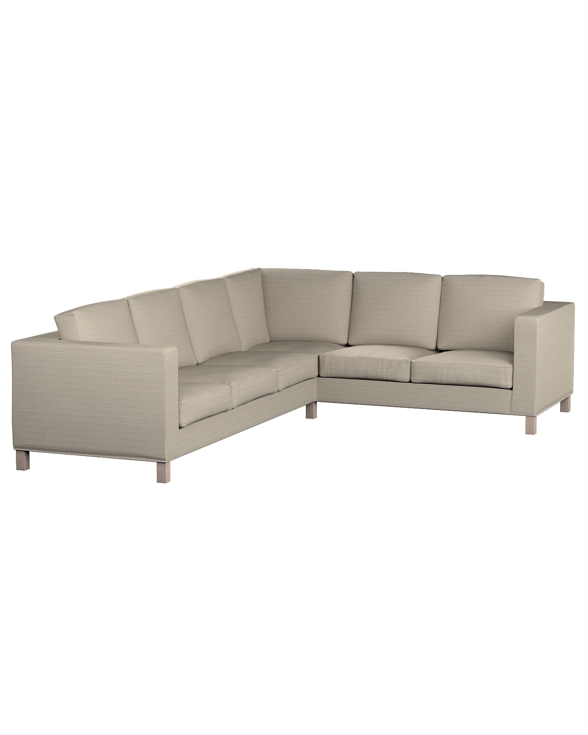 Karlanda corner sofa left cover 3+2 (or right 2+3) product colour beige fabric structured