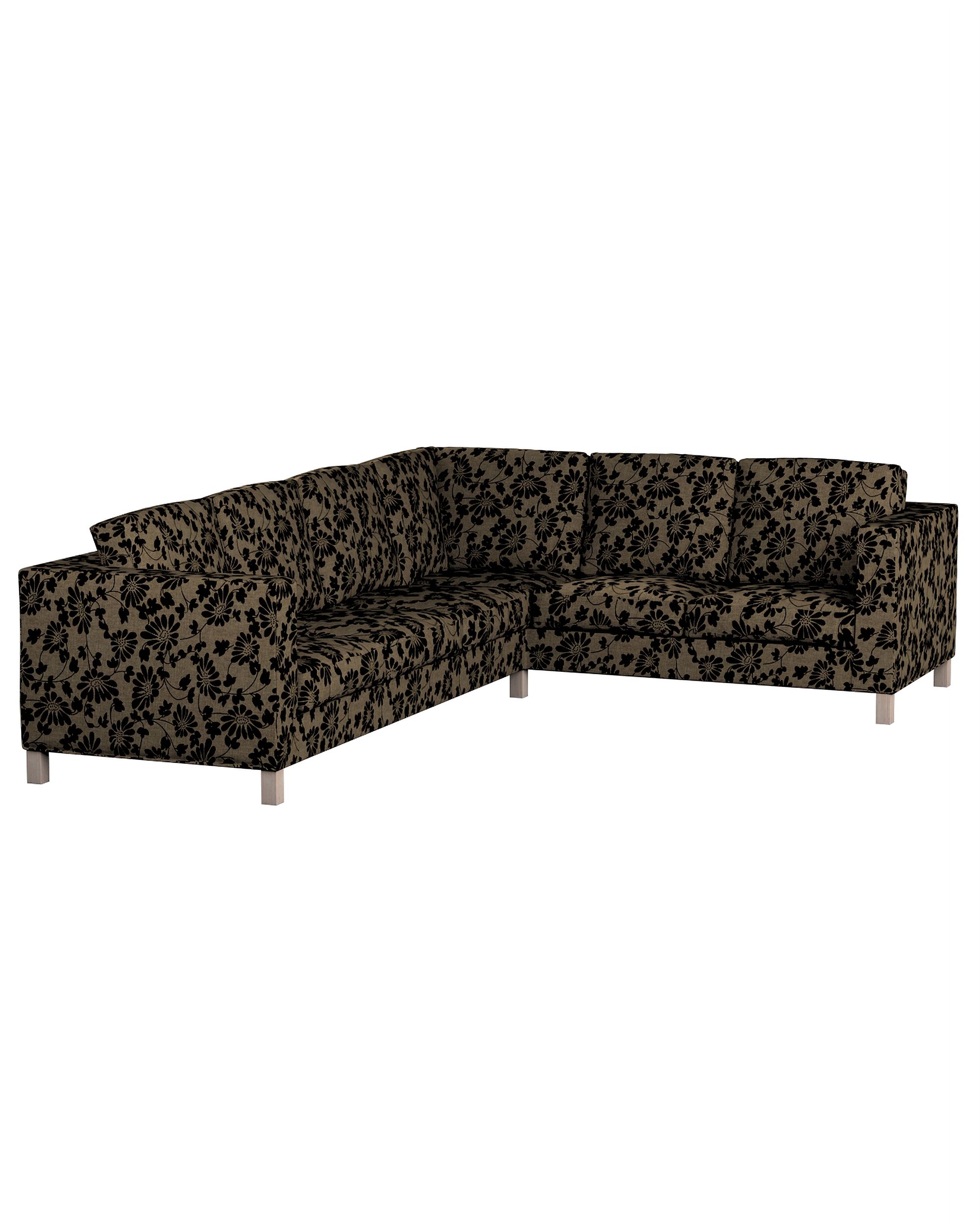 Karlanda corner sofa left cover 3+2 (or right 2+3) product colour beige fabric structured, patterned