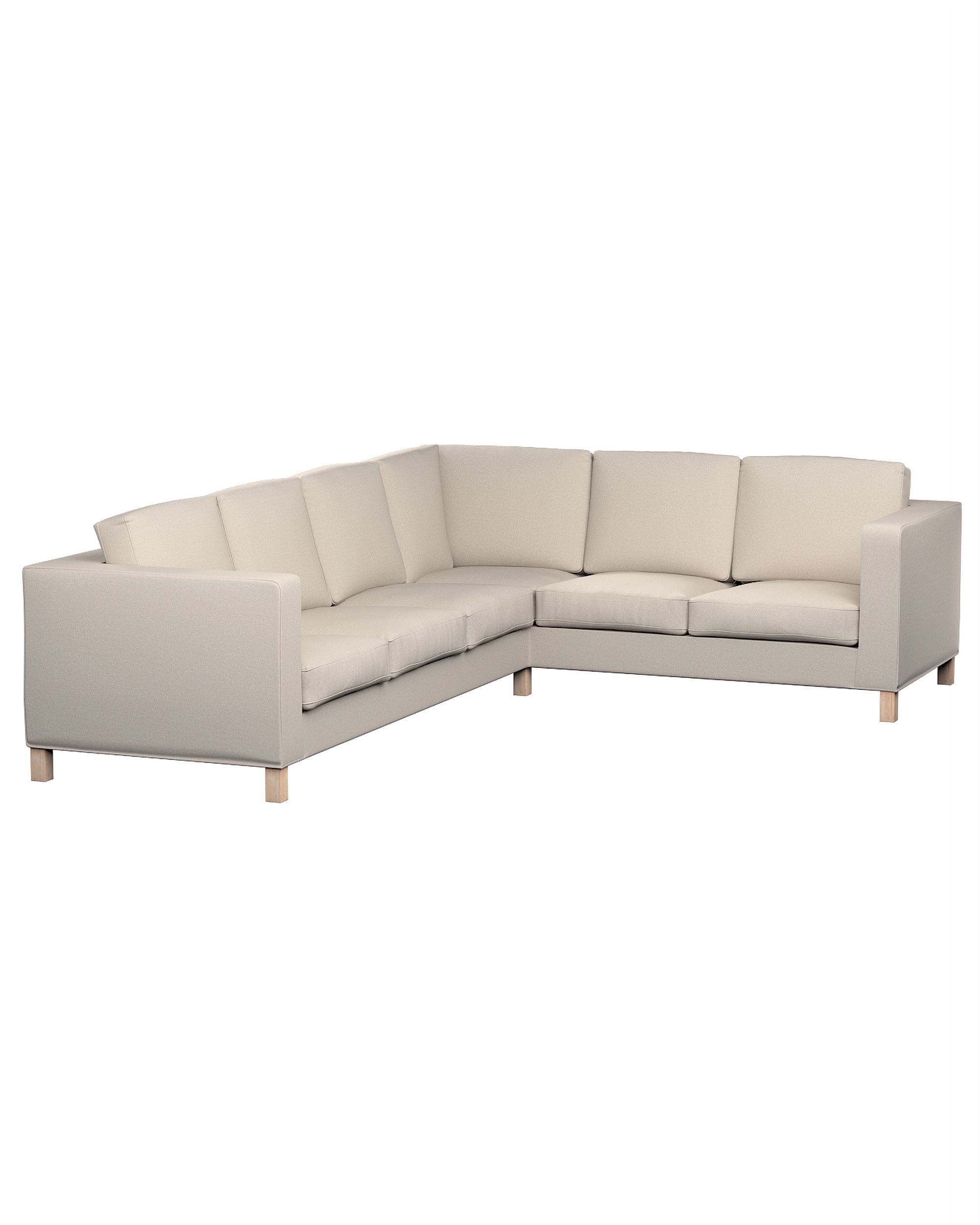Karlanda corner sofa left cover 3+2 (or right 2+3) product colour grey fabric structured
