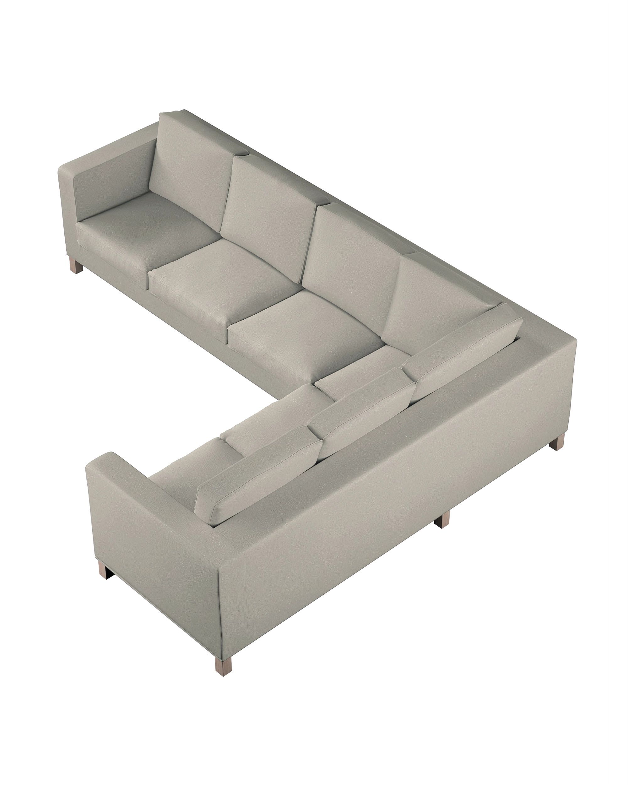 Karlanda corner sofa left cover 3+2 (or right 2+3) product colour beige fabric structured (hover)