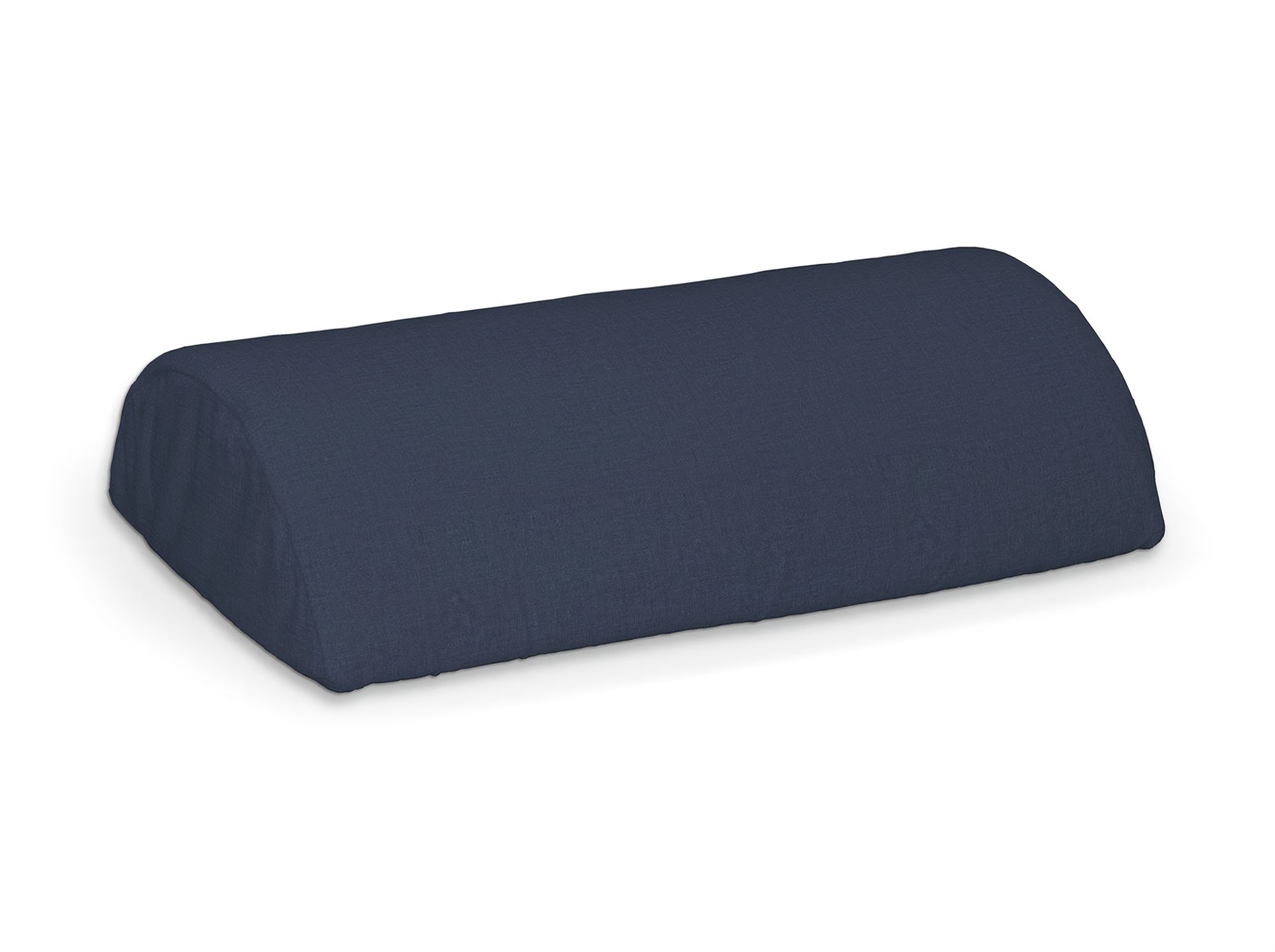 Beddinge half-roll bolster cushion cover product colour navy blue fabric velvet