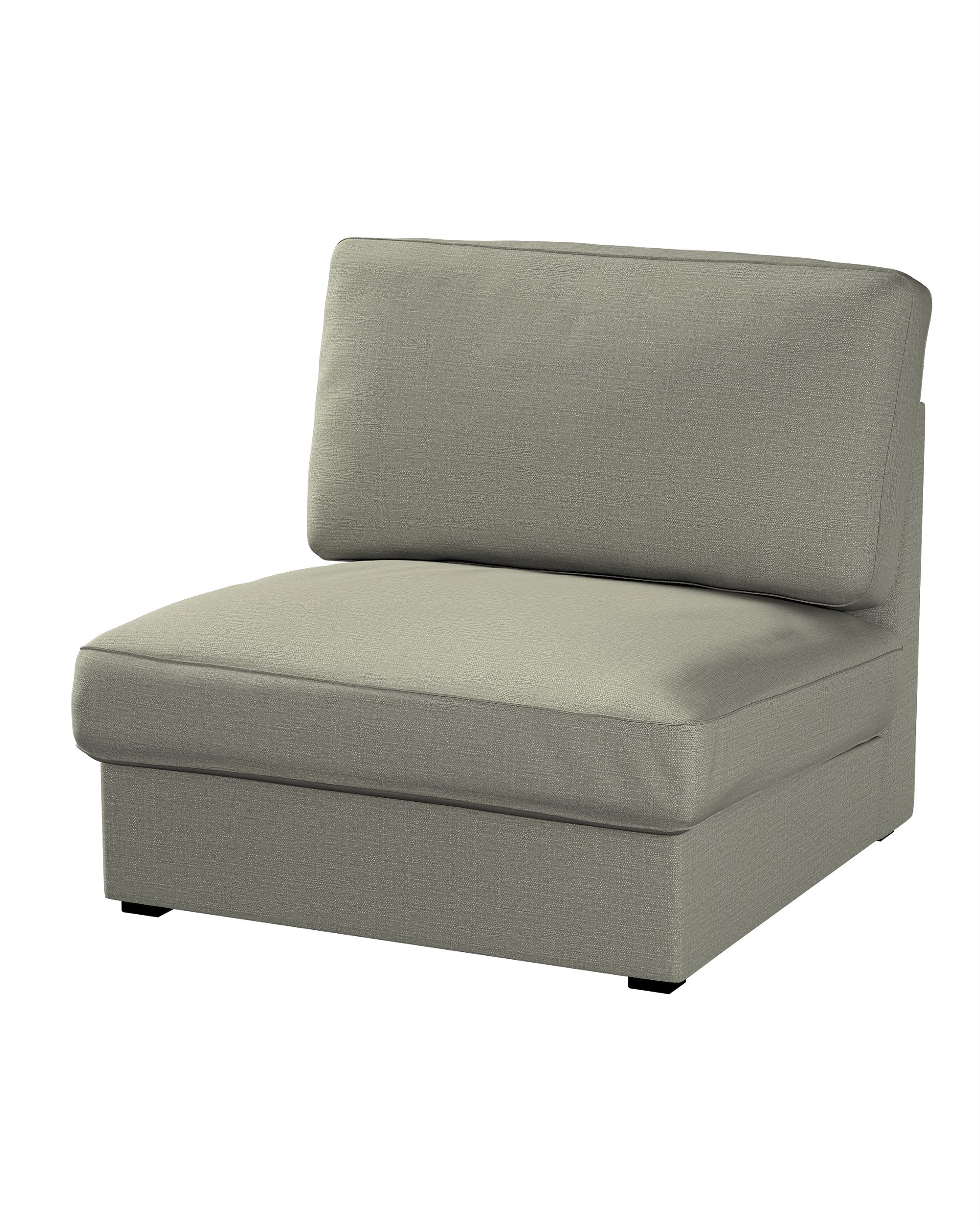 Kivik armchair cover non-folding product colour grey fabric structured