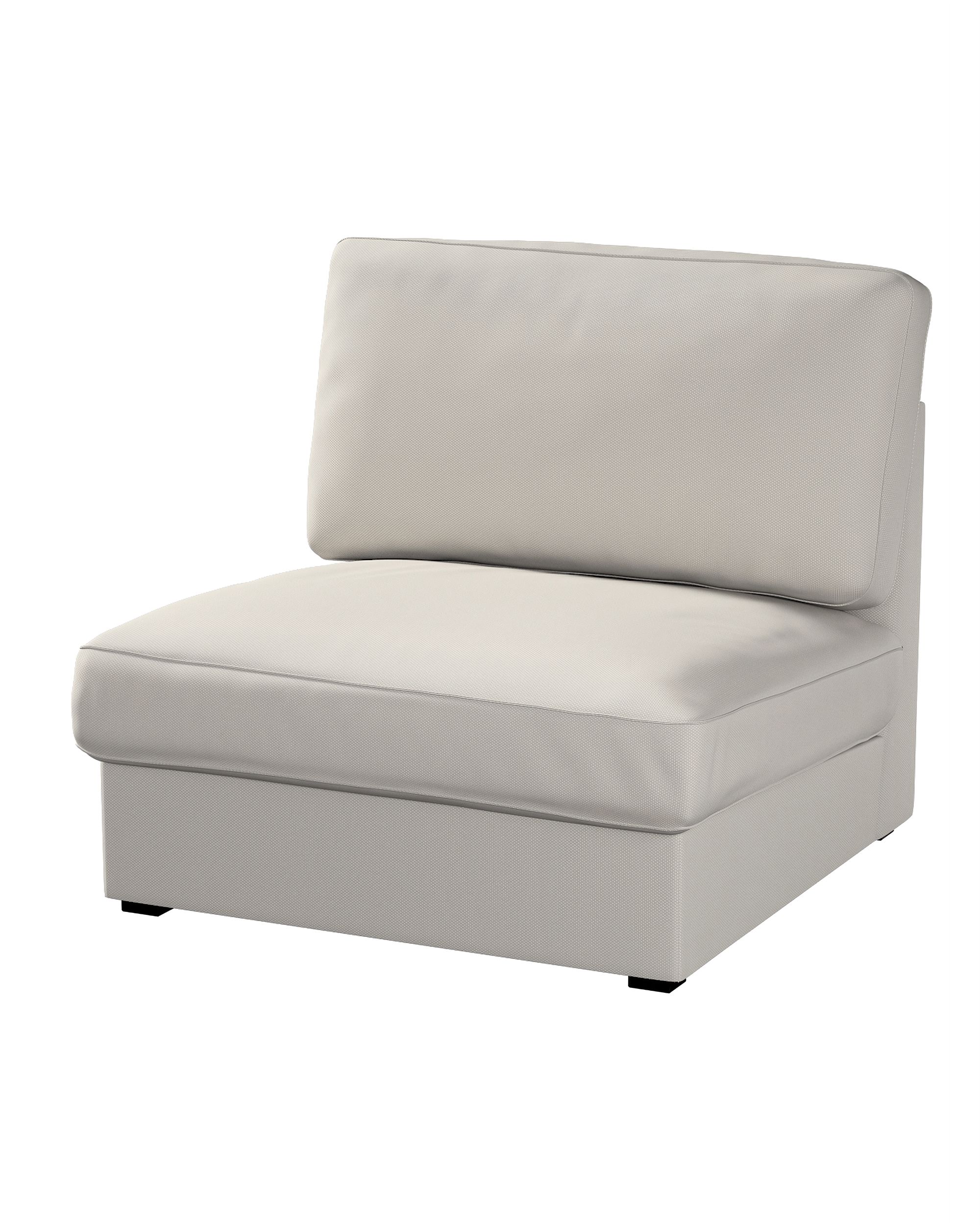 Kivik armchair cover non-folding product colour grey fabric structured