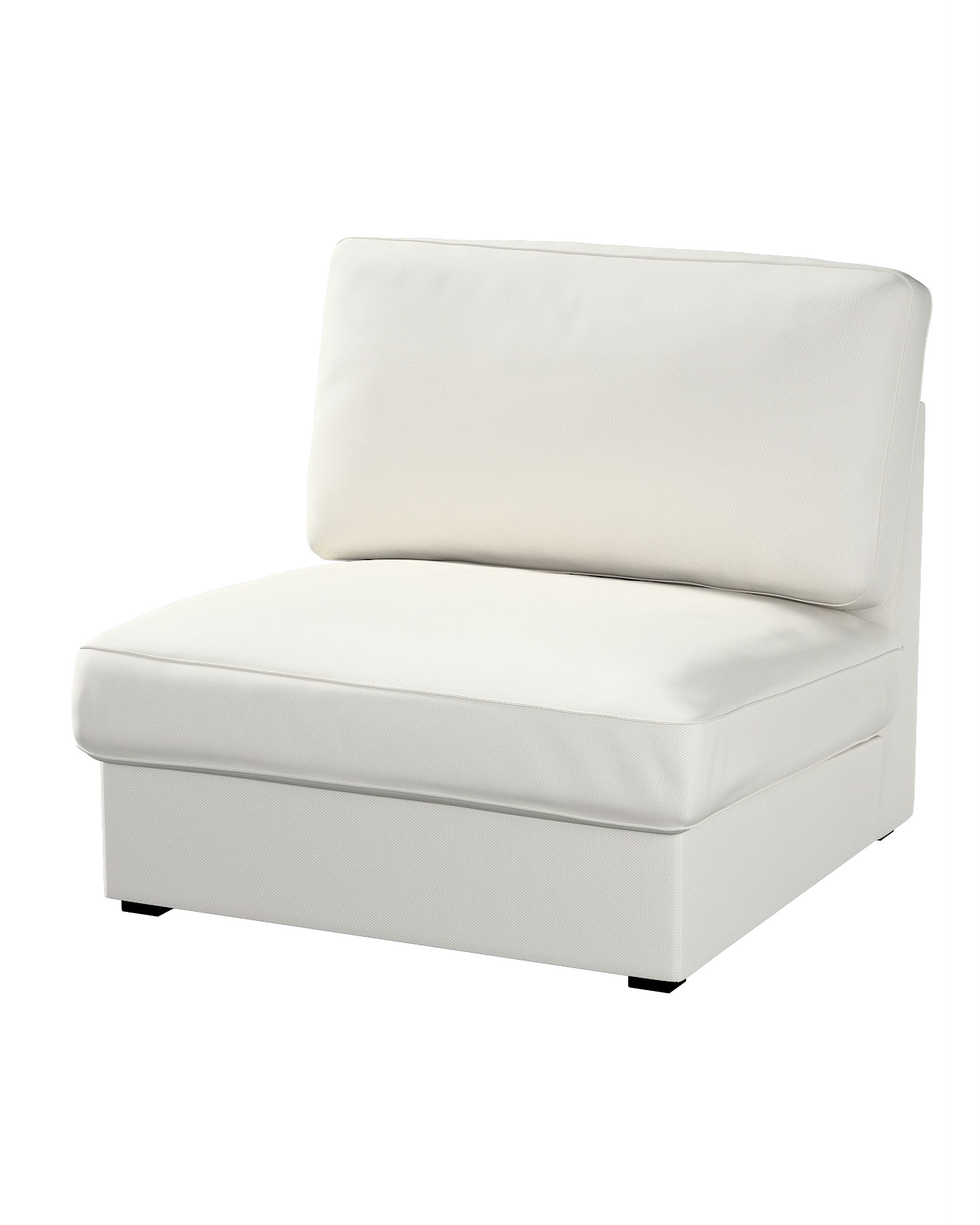 Kivik armchair cover non-folding product colour grey fabric structured