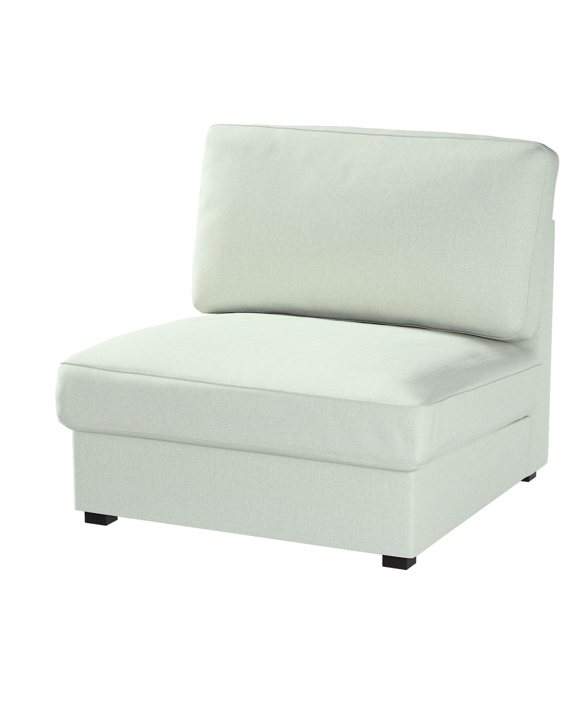 Kivik armchair cover non-folding product colour blue fabric structured