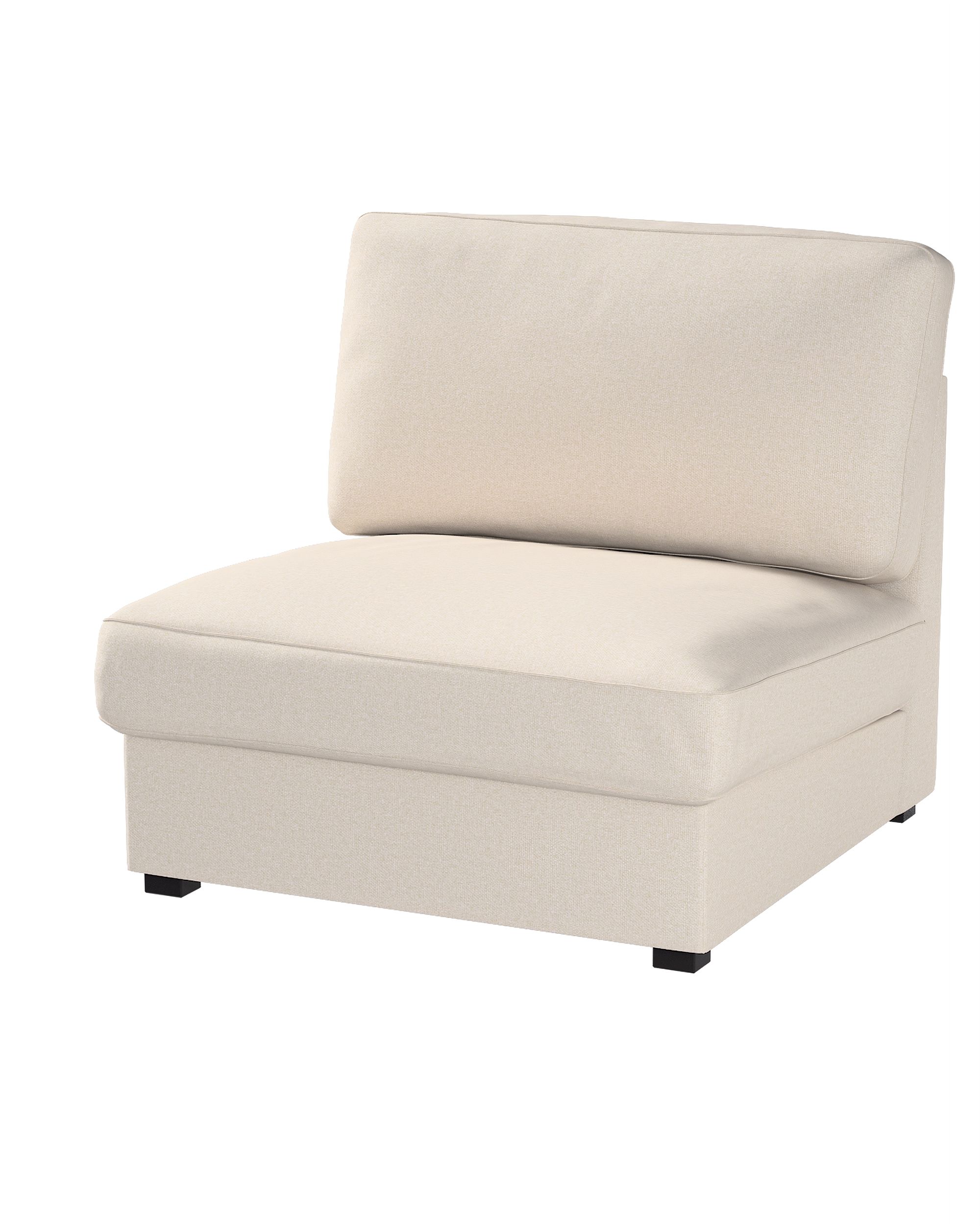 Kivik armchair cover non-folding product colour grey fabric structured