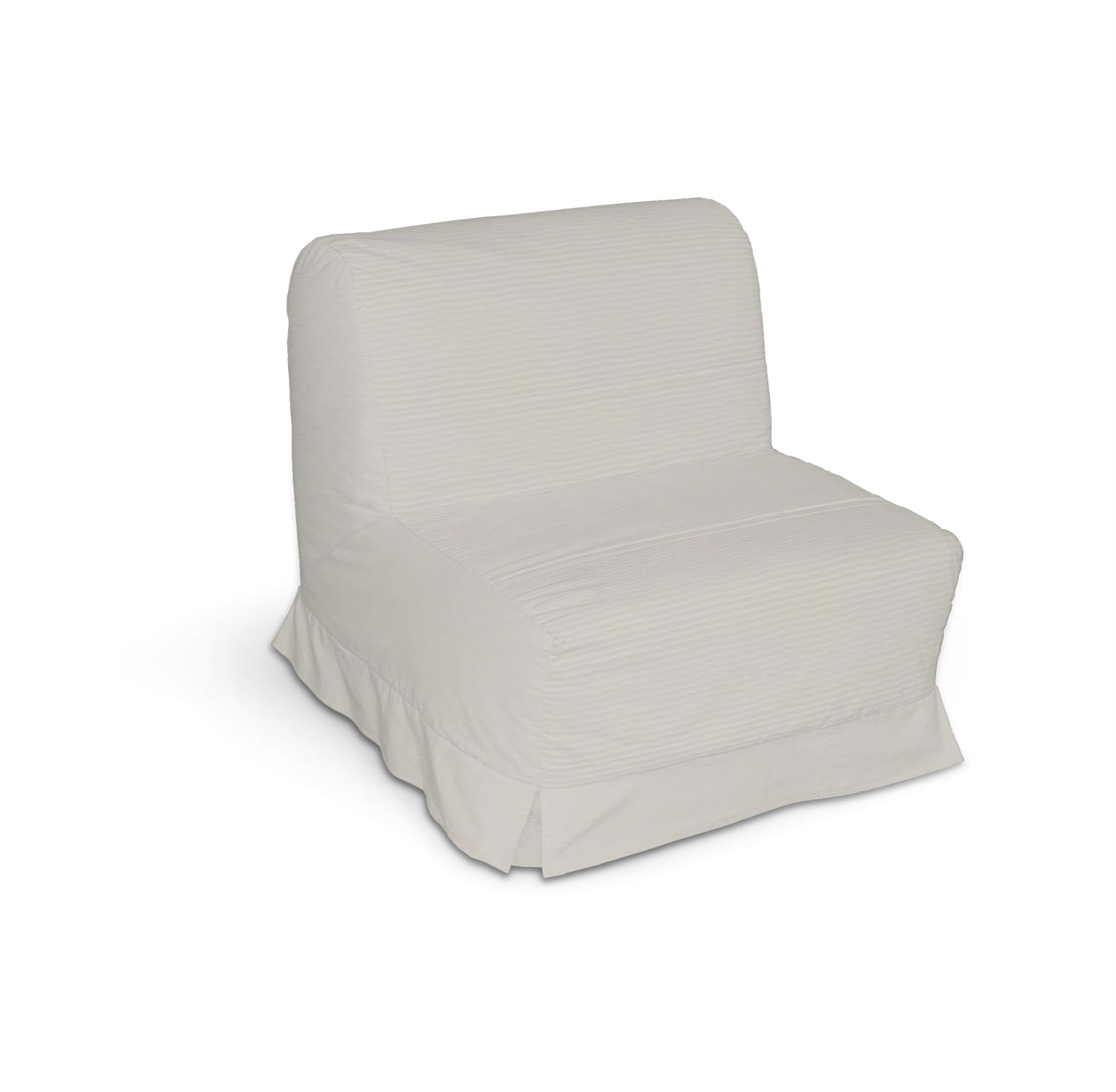 Lycksele chair-bad cover with box pleats product colour grey