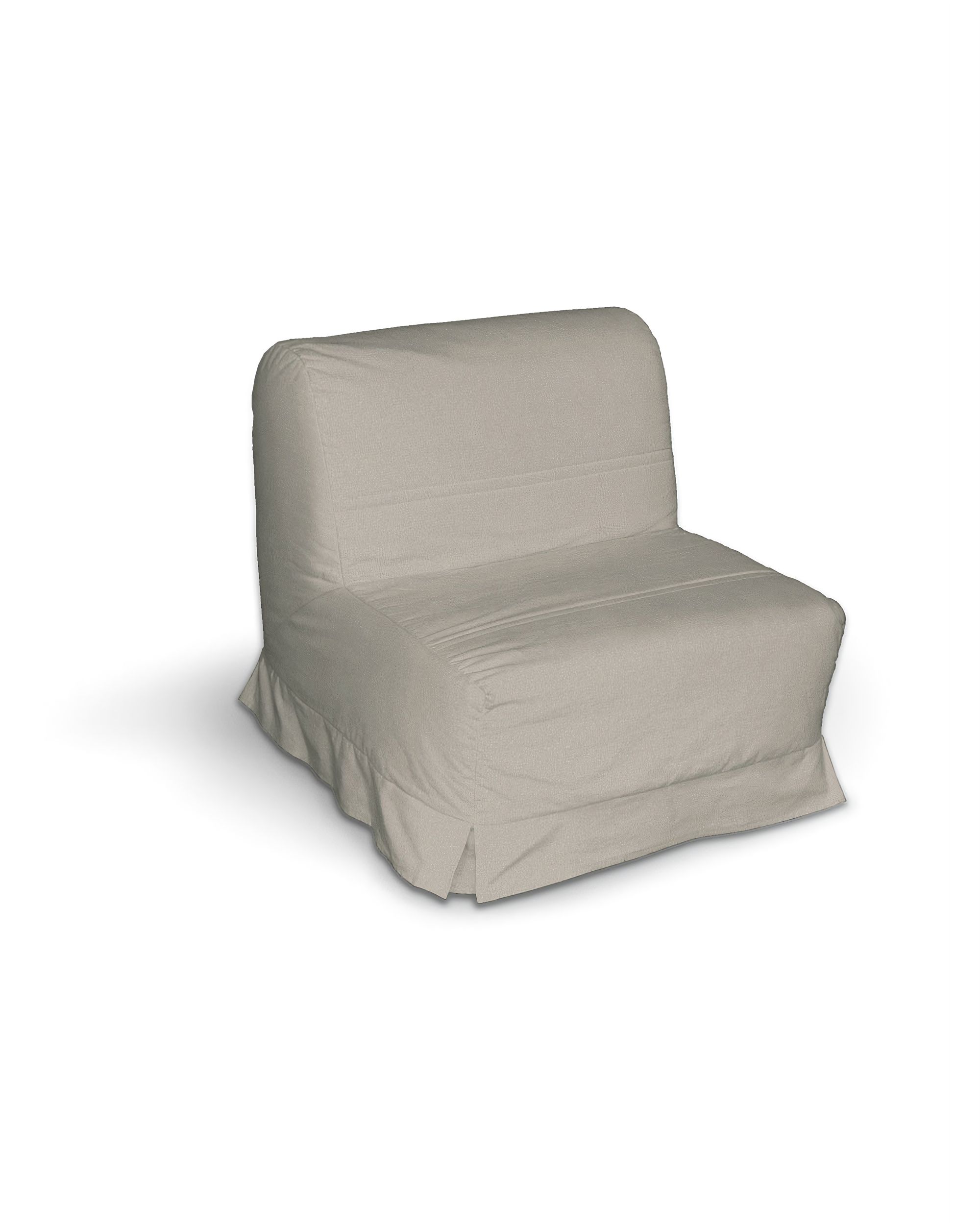 Lycksele chair-bad cover with box pleats product colour beige fabric structured