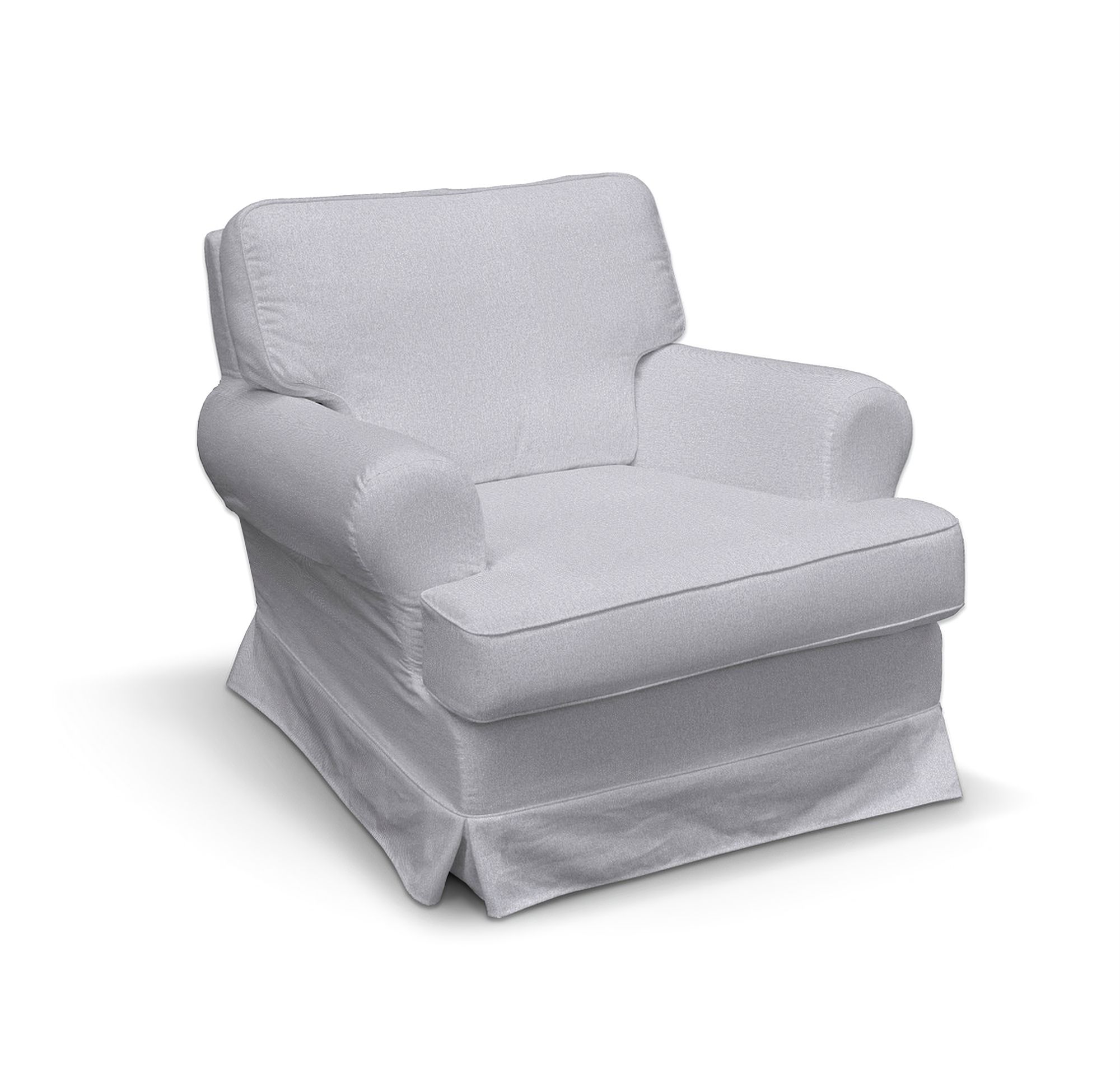 Barkaby armchair cover product colour grey fabric structured