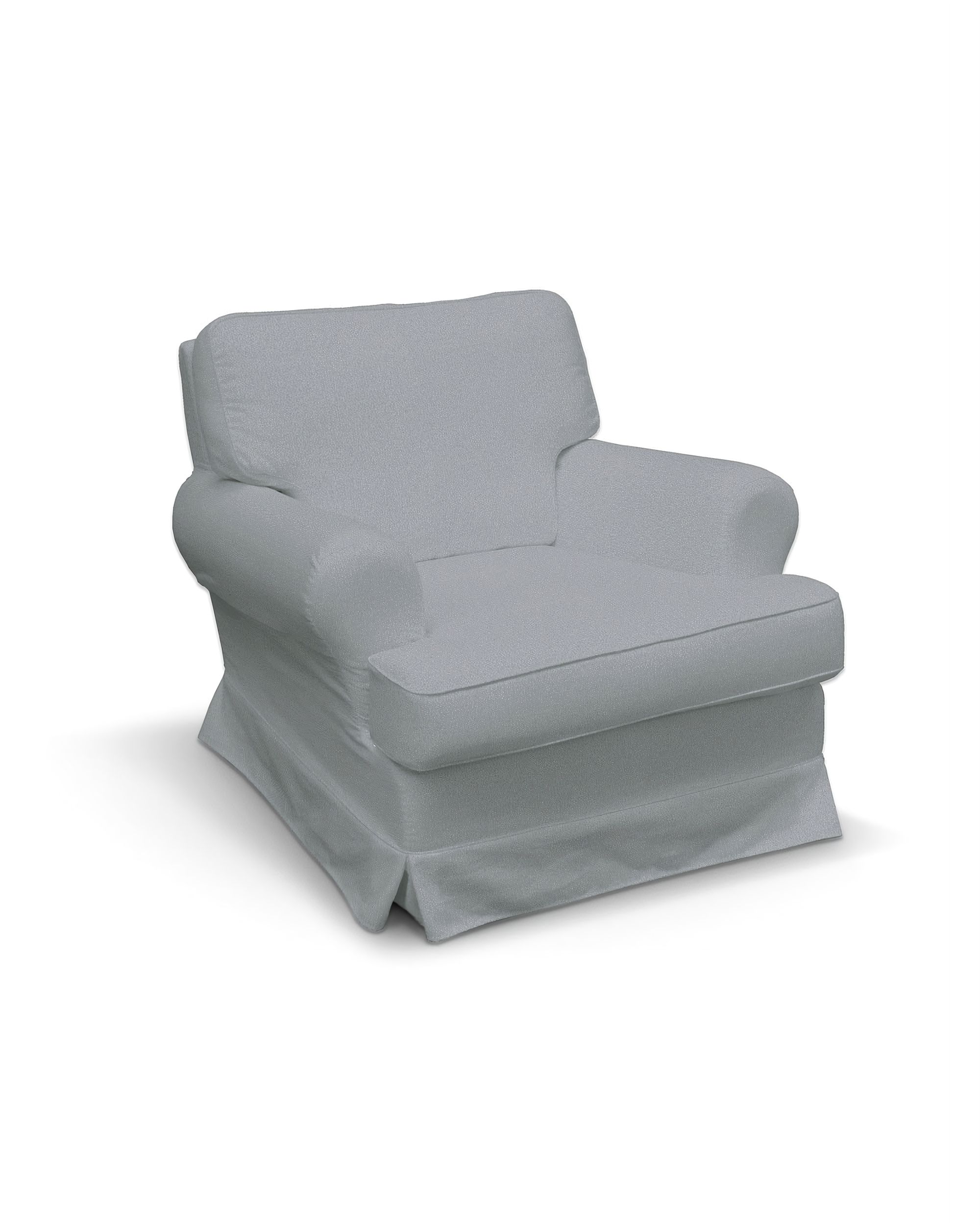 Barkaby armchair cover product colour grey fabric structured