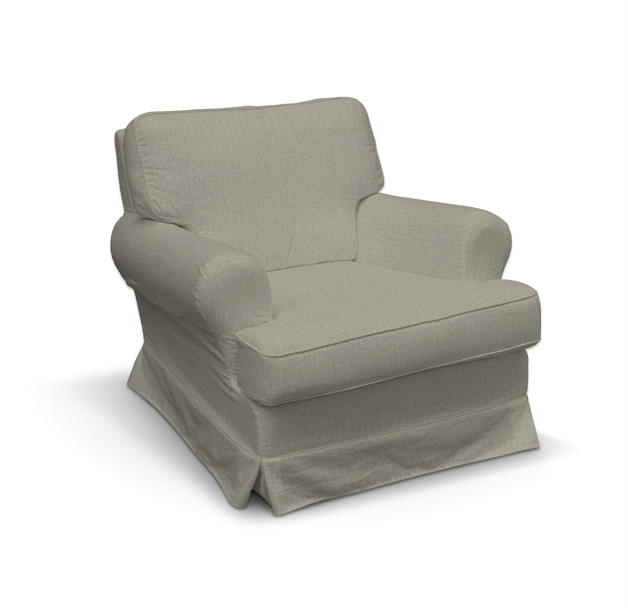 Barkaby armchair cover product colour beige fabric structured