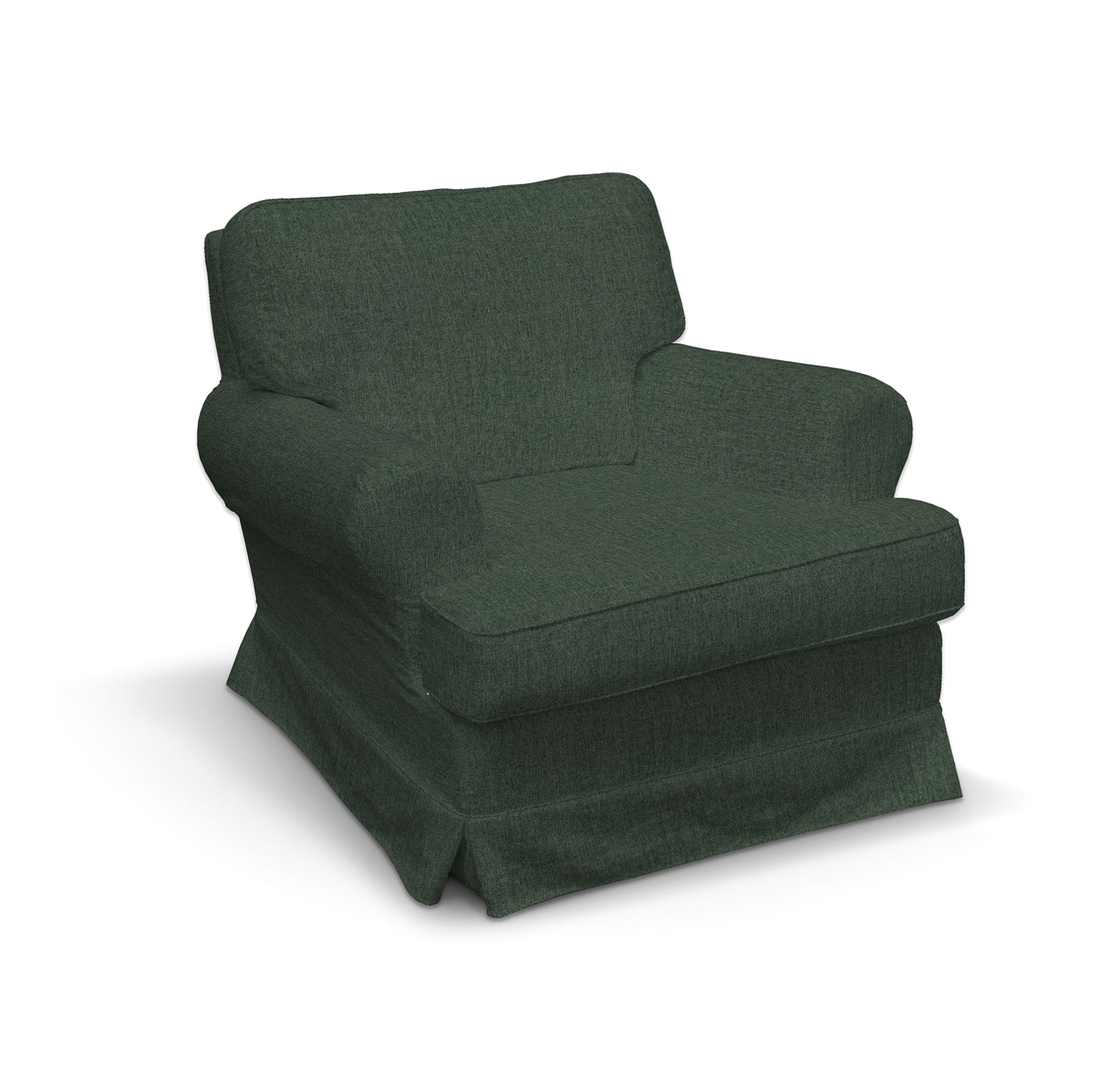 Barkaby armchair cover product colour green fabric structured