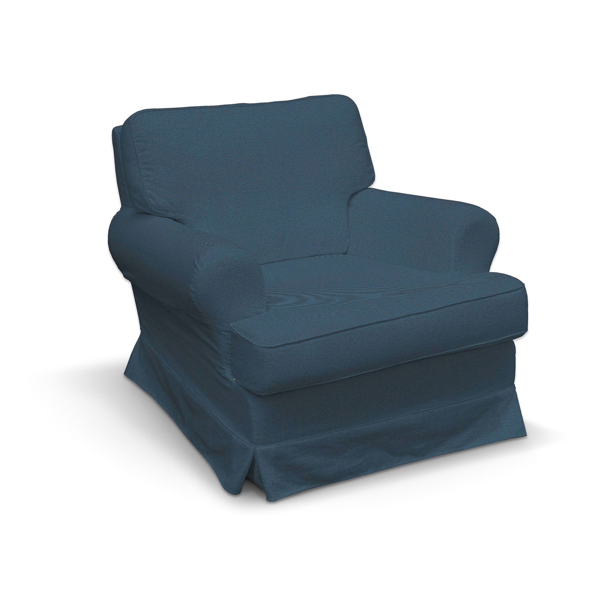 Barkaby armchair cover product colour blue fabric structured