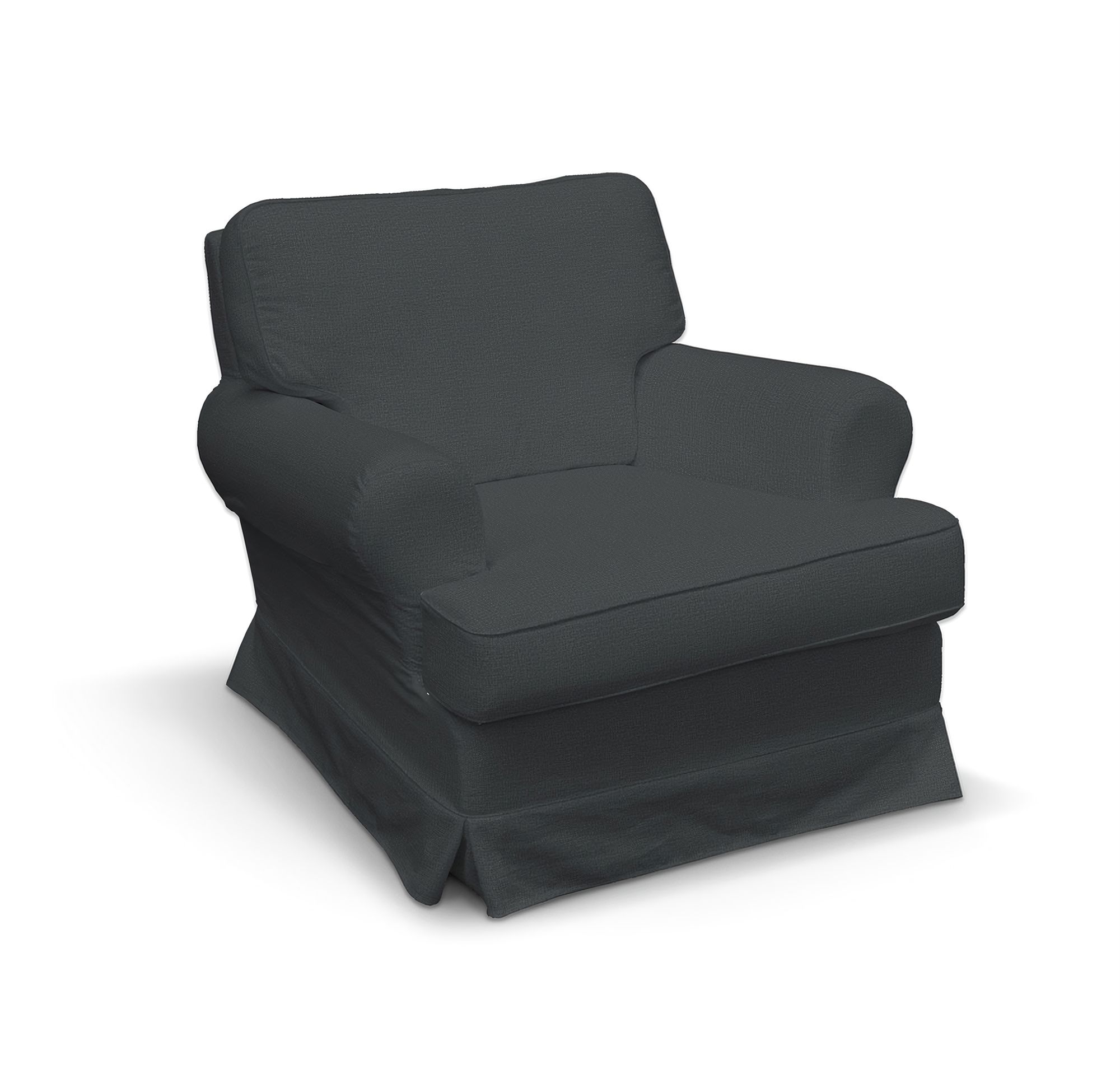 Barkaby armchair cover product colour grey fabric velvet