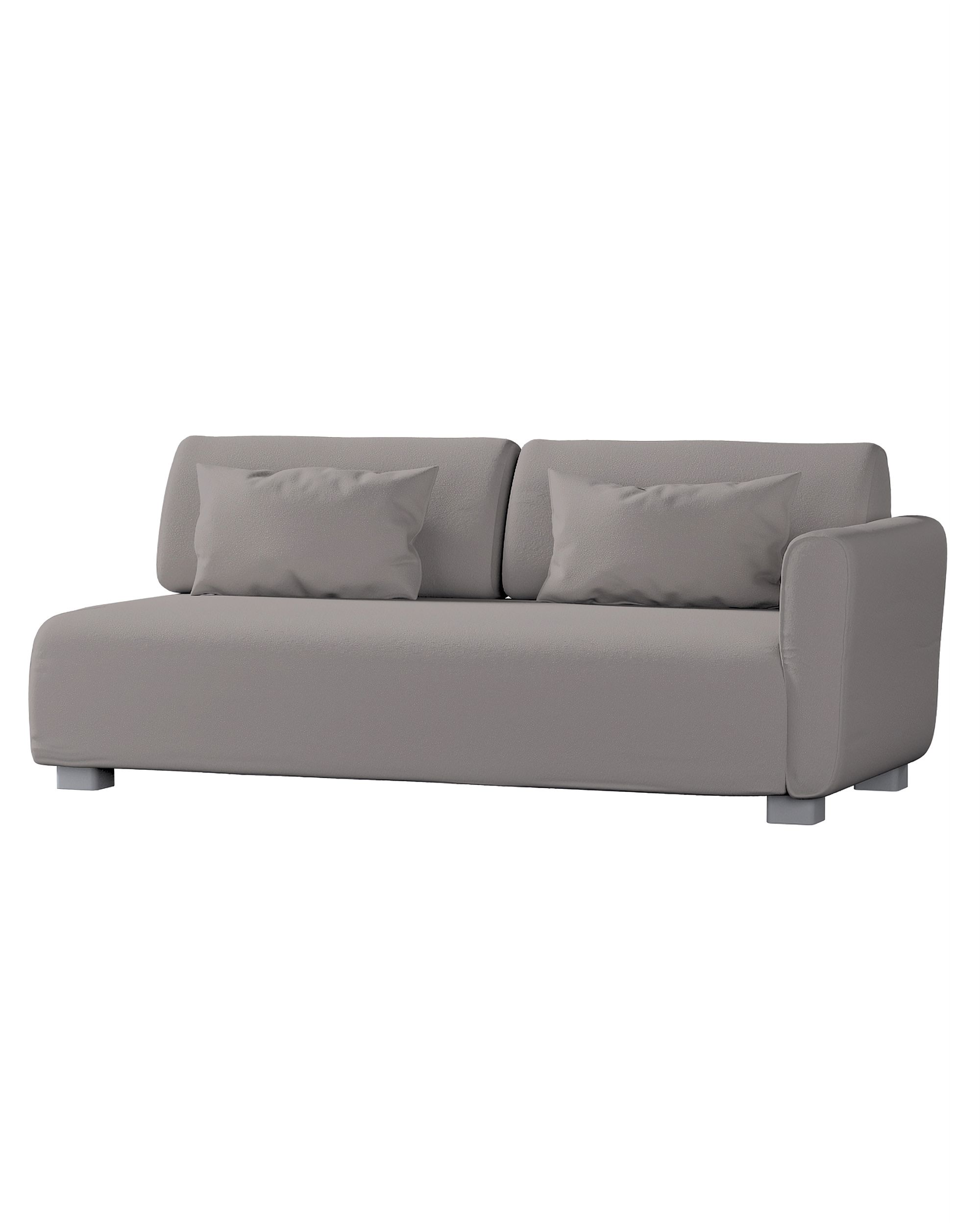 Mysinge 2-seater sofa with armrest cover product colour beige fabric structured