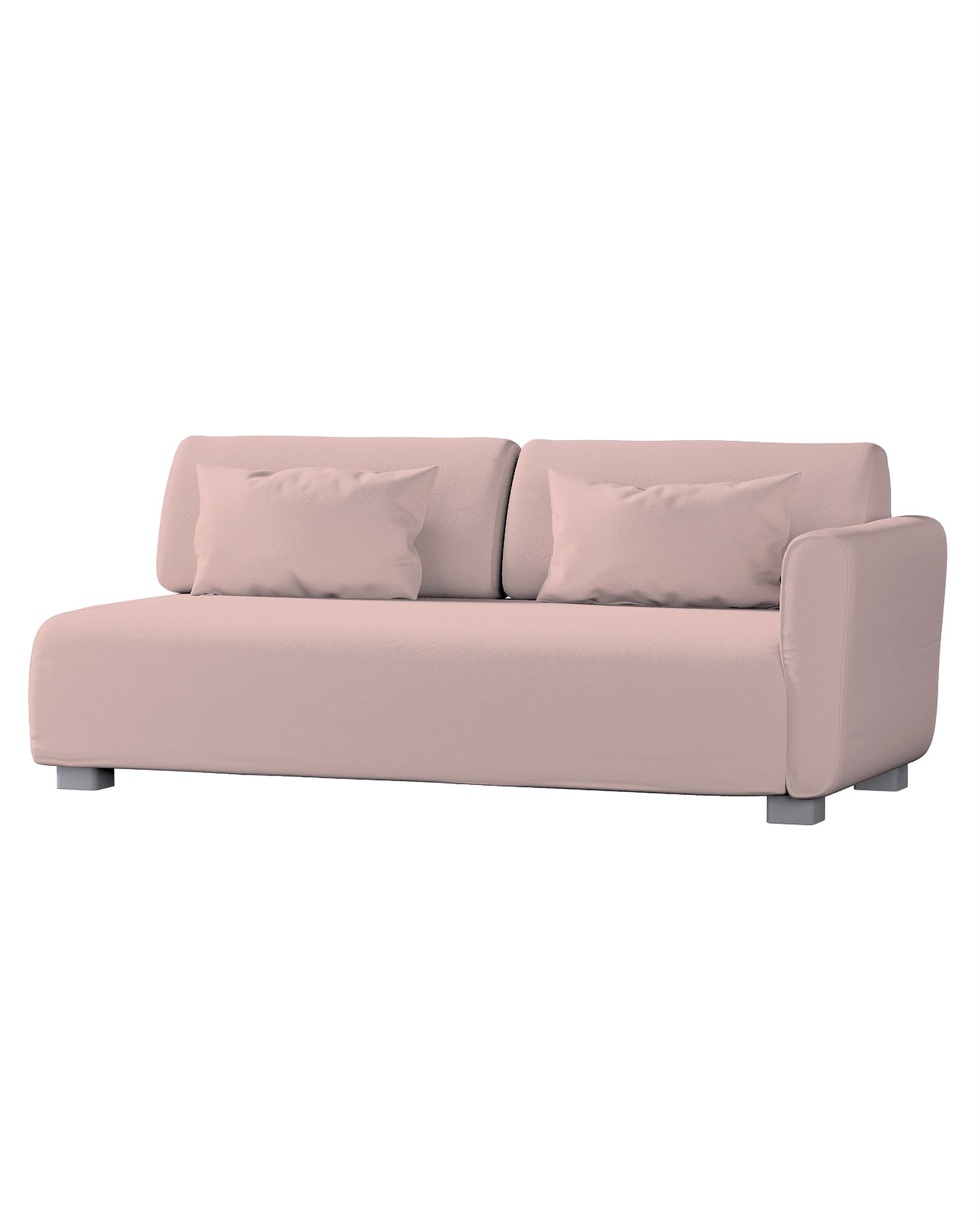 Mysinge 2-seater sofa with armrest cover product colour pink fabric structured