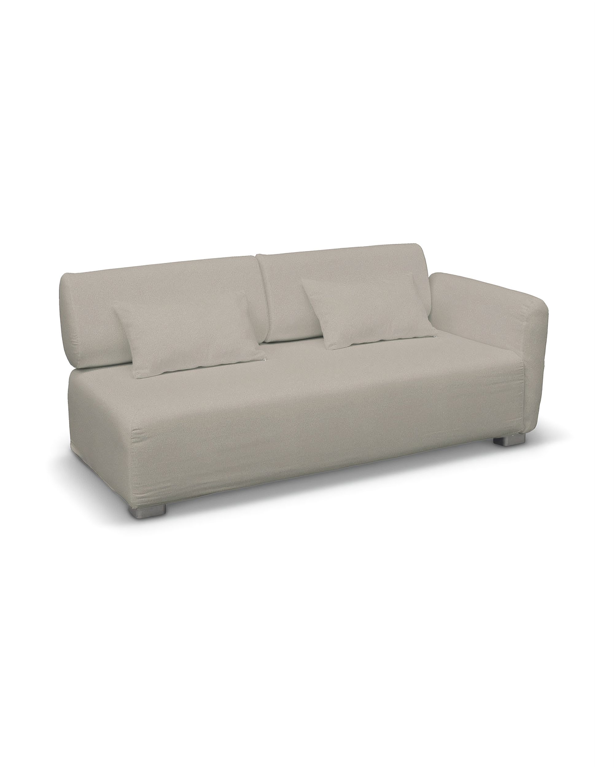 Mysinge 2-seater sofa with armrest cover product colour beige fabric structured