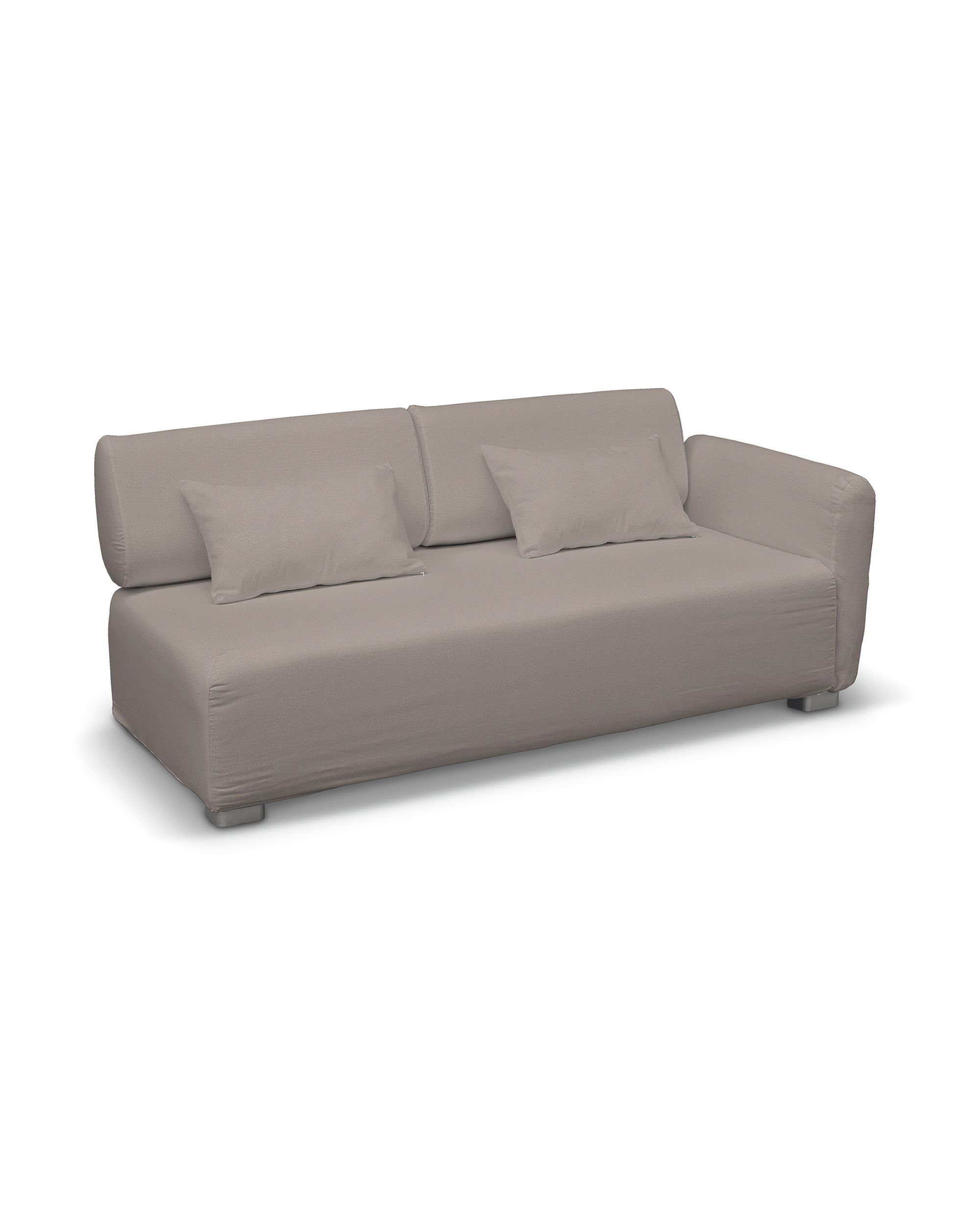 Mysinge 2-seater sofa with armrest cover product colour beige fabric velvet