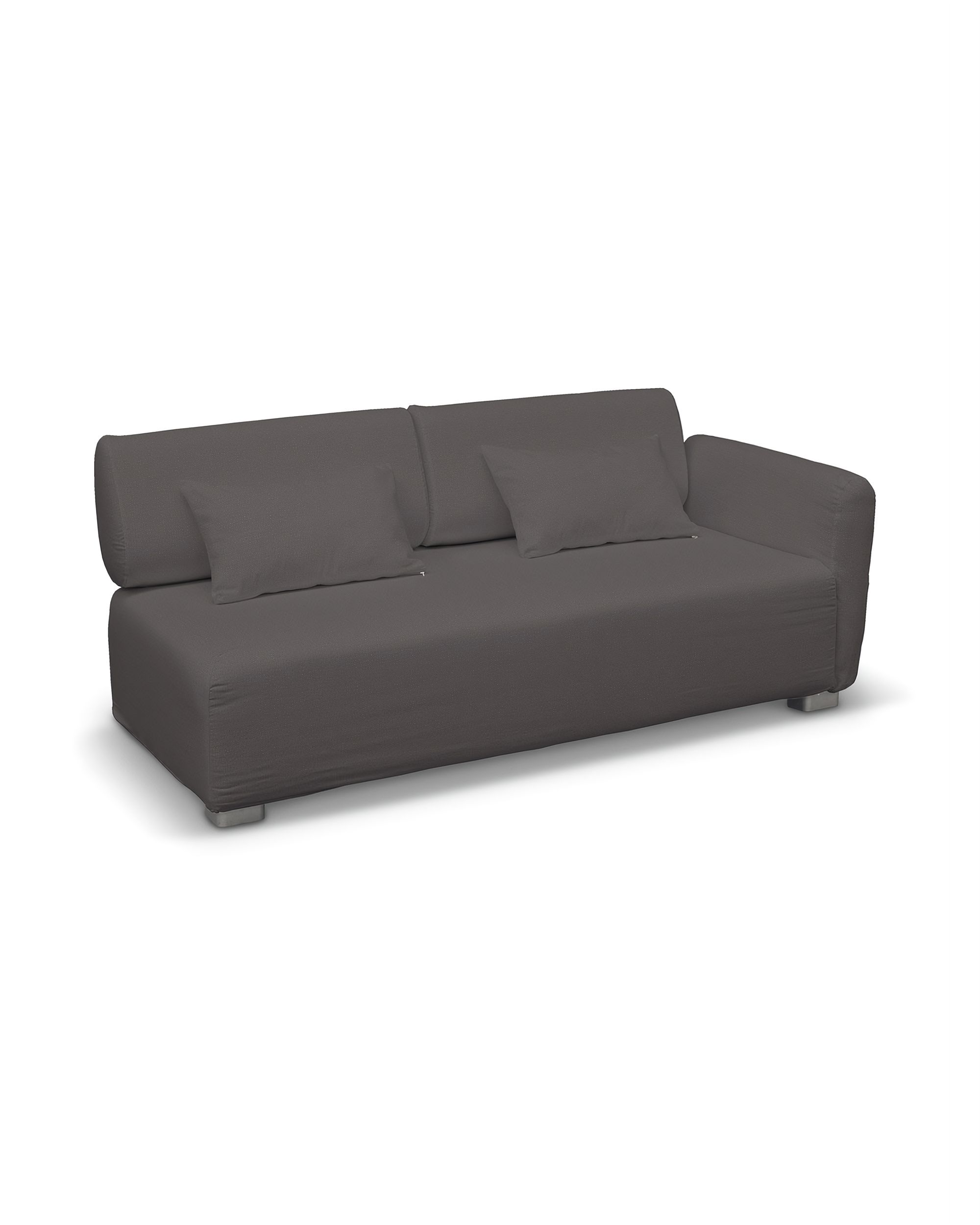 Mysinge 2-seater sofa with armrest cover product colour brown fabric velvet