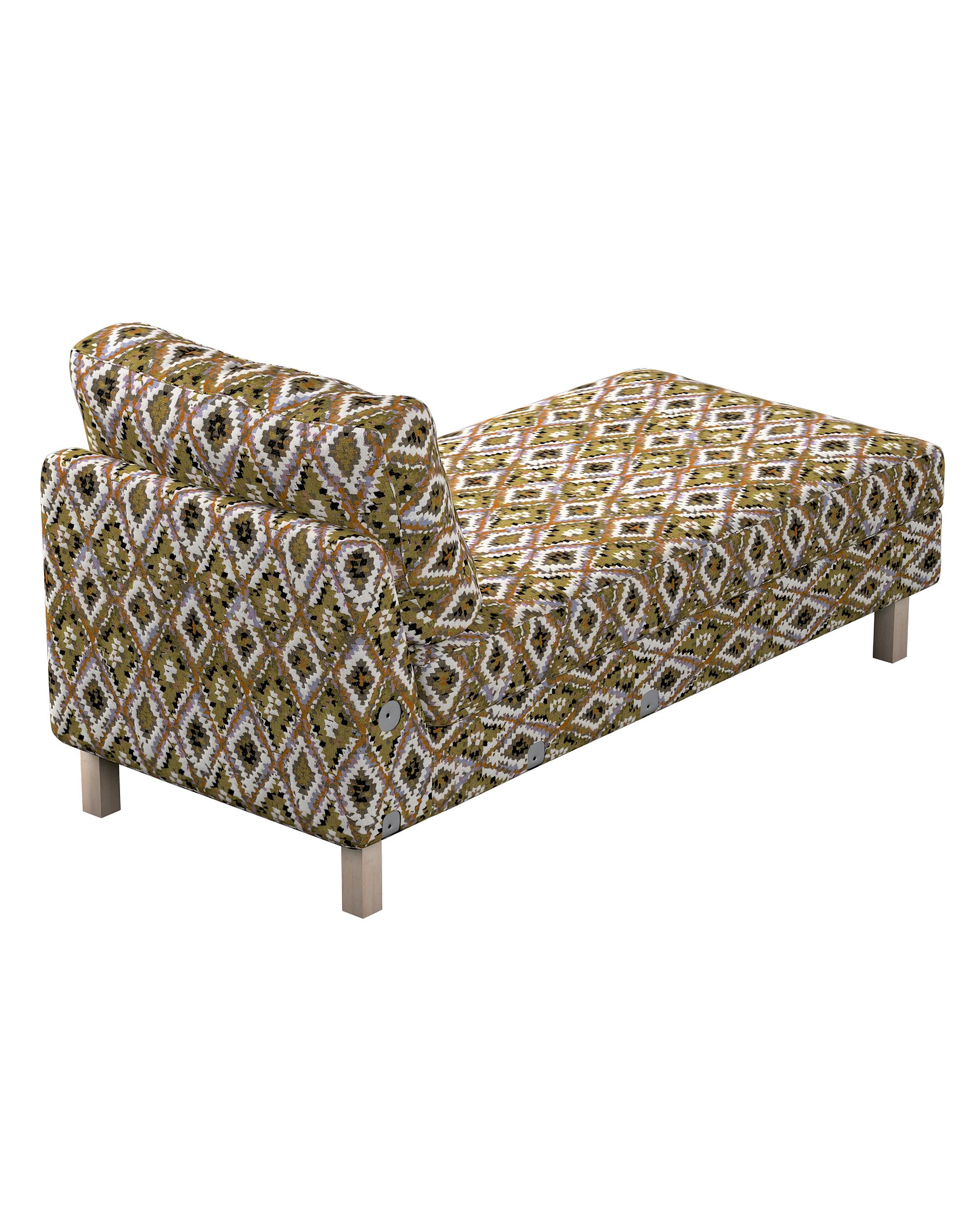 Karlstad chaise longue add-on unit cover product colour multicolour fabric structured, patterned (hover)