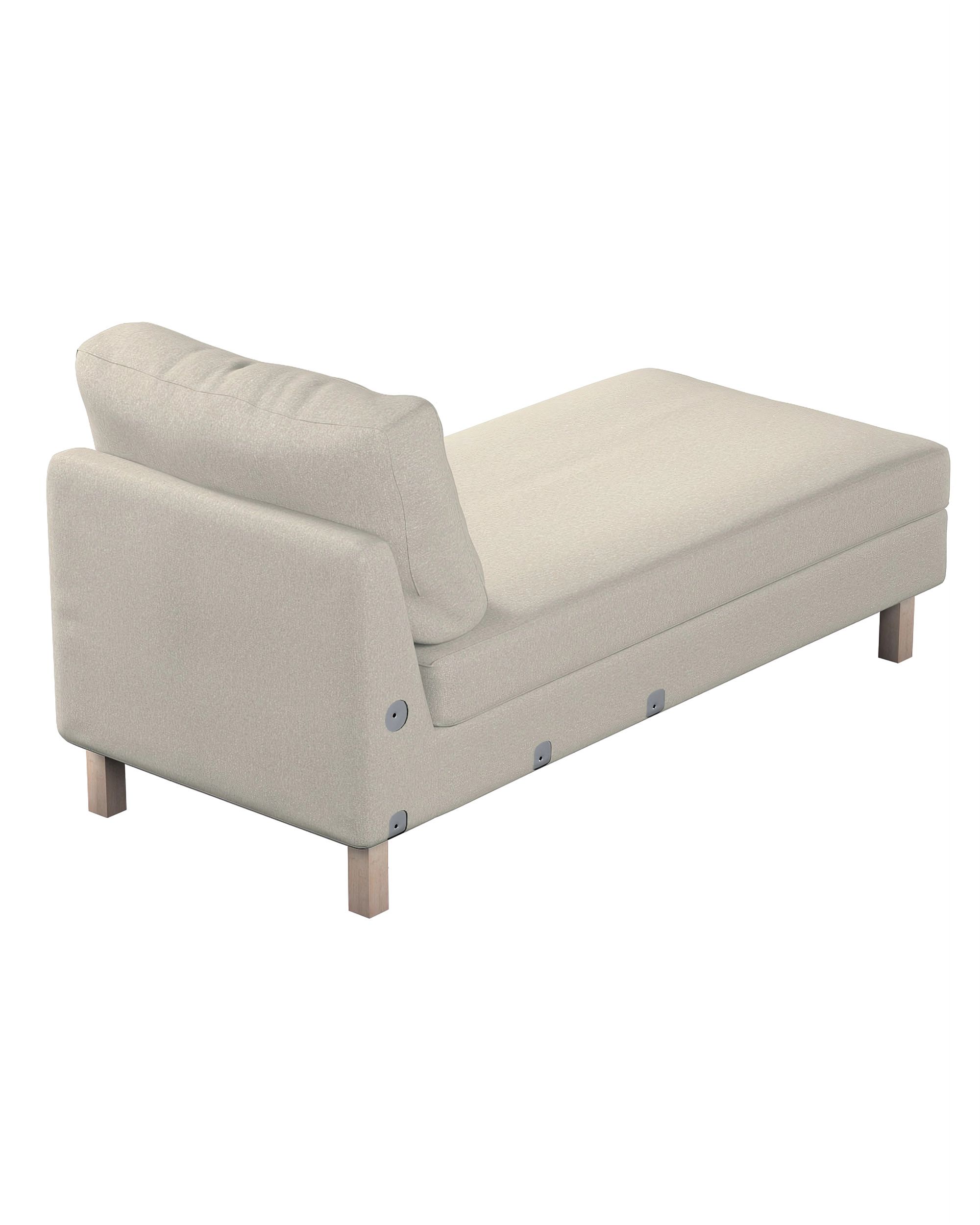 Karlstad chaise longue add-on unit cover product colour beige fabric structured (hover)